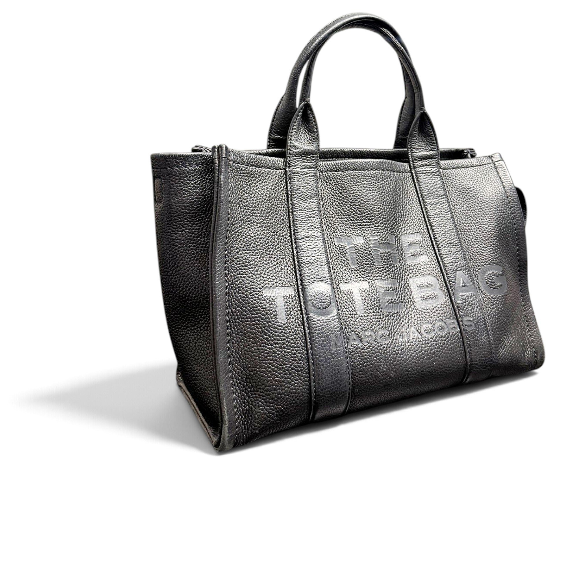 The Tag Tote leather tote