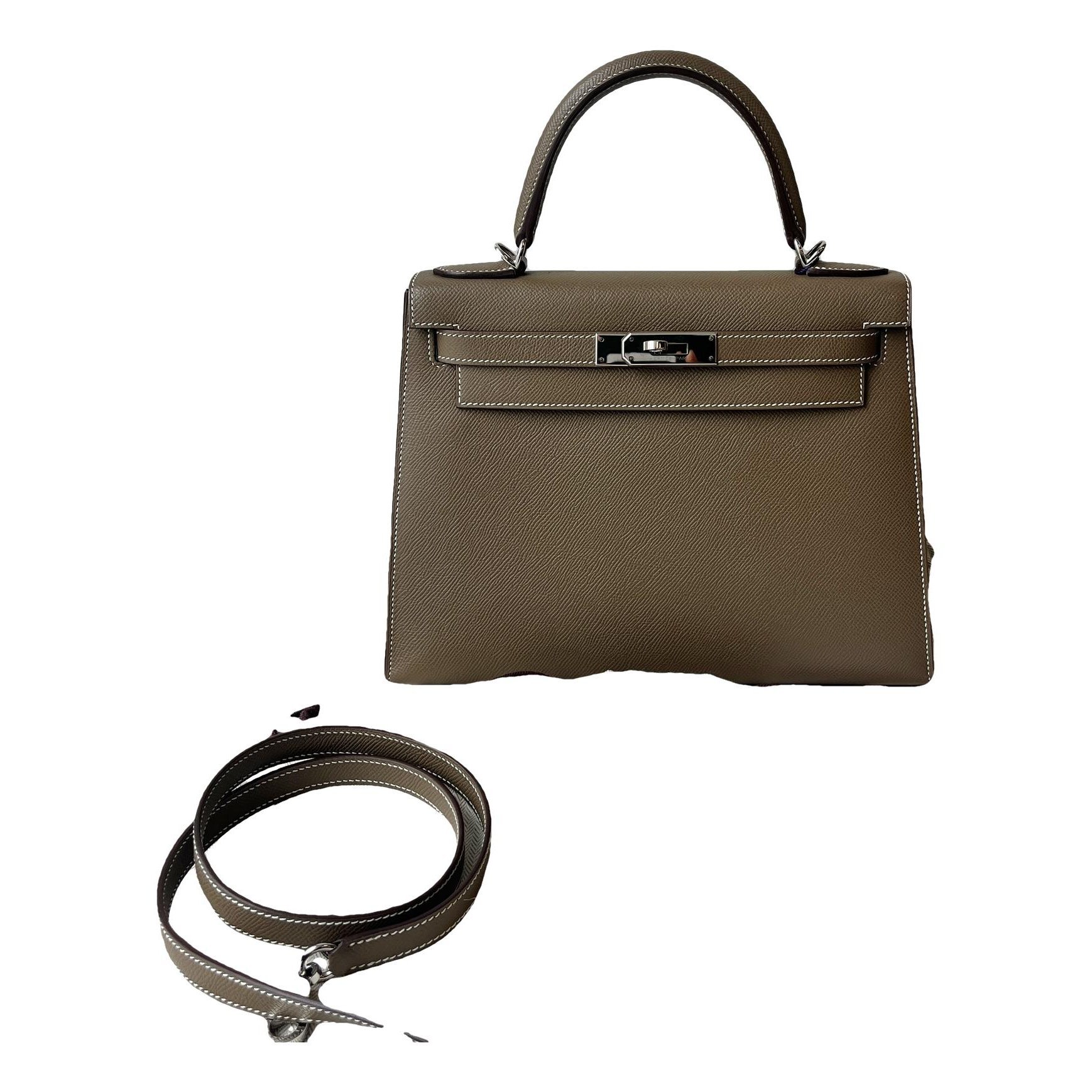 Kelly 28 leather handbag