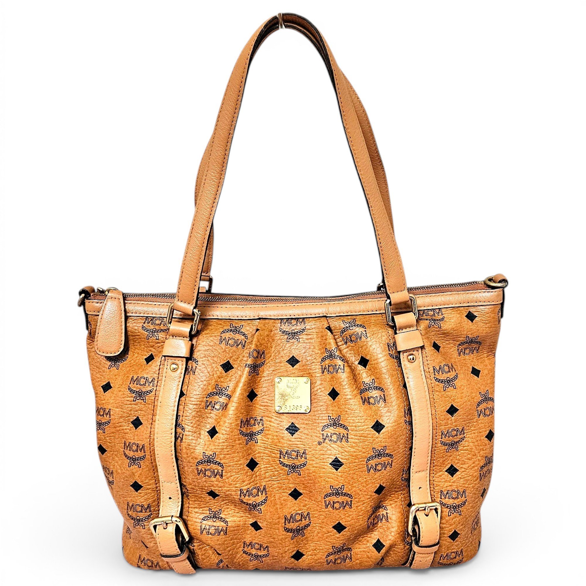 Leather tote