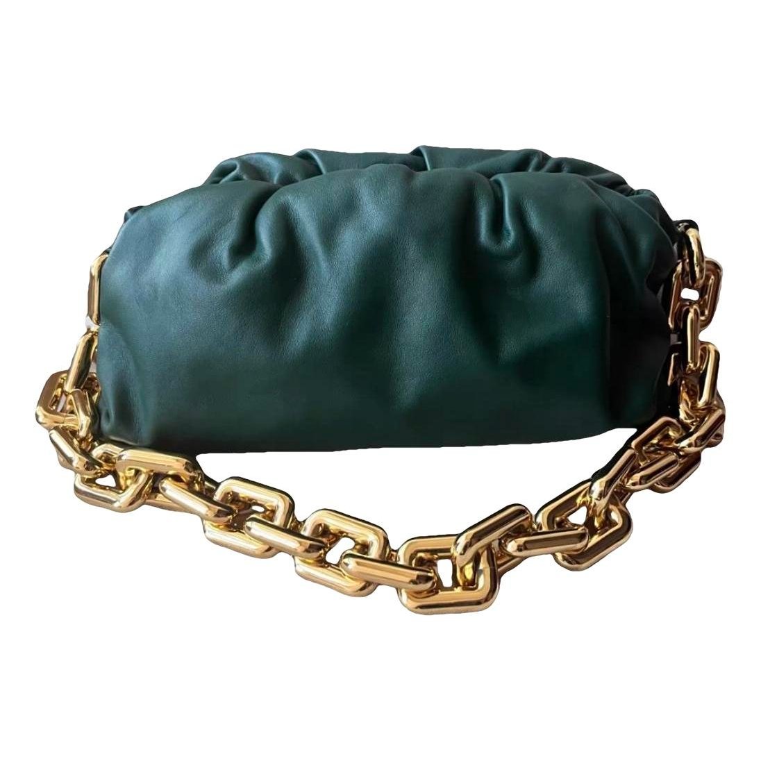 Chain Pouch leather handbag