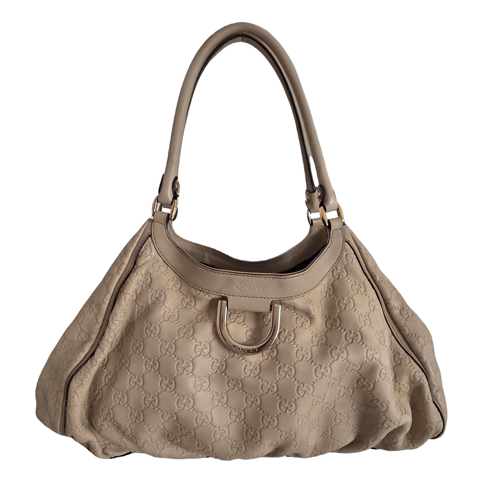 Boston leather handbag