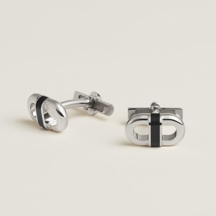 Noir Maillon Cufflinks
