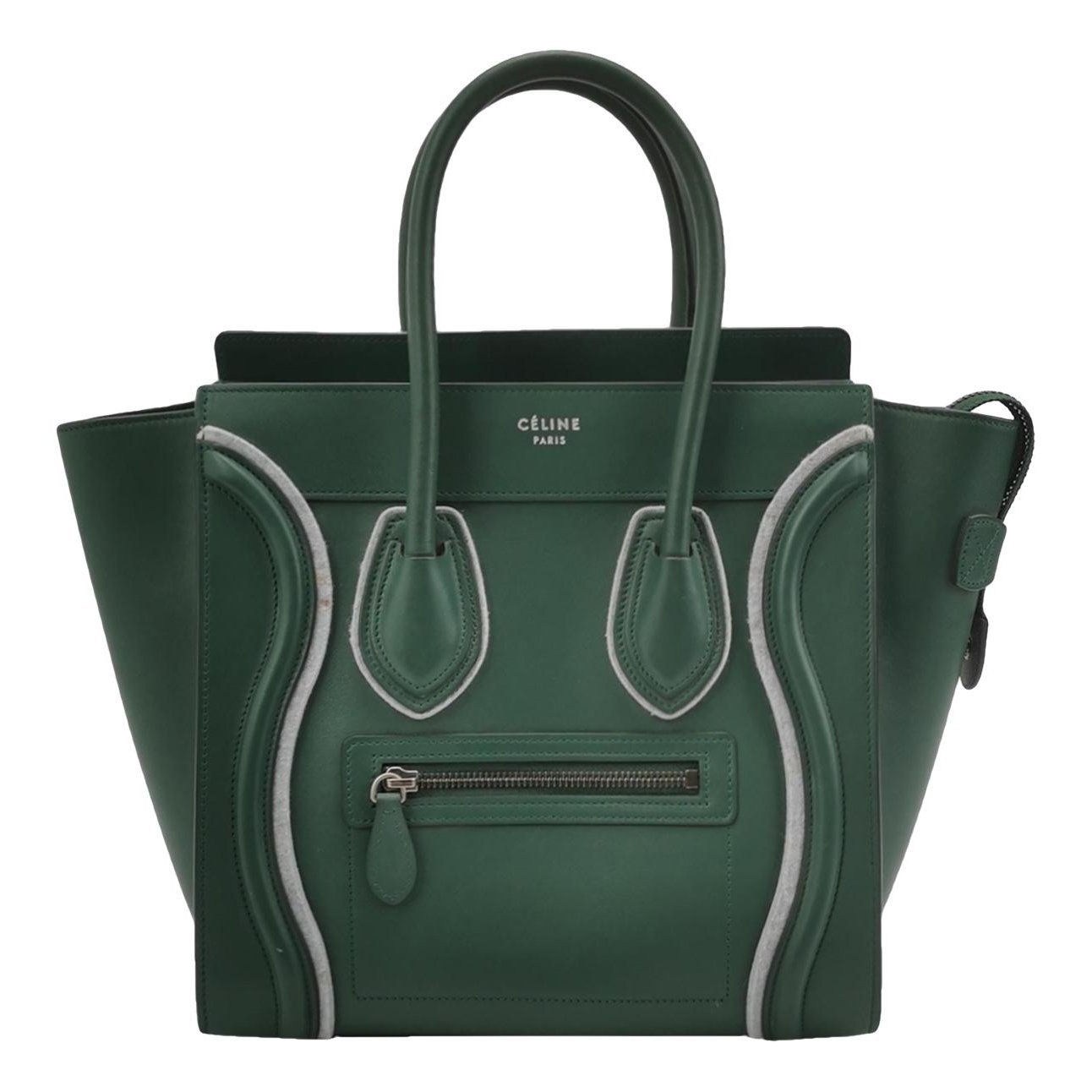 Luggage leather handbag