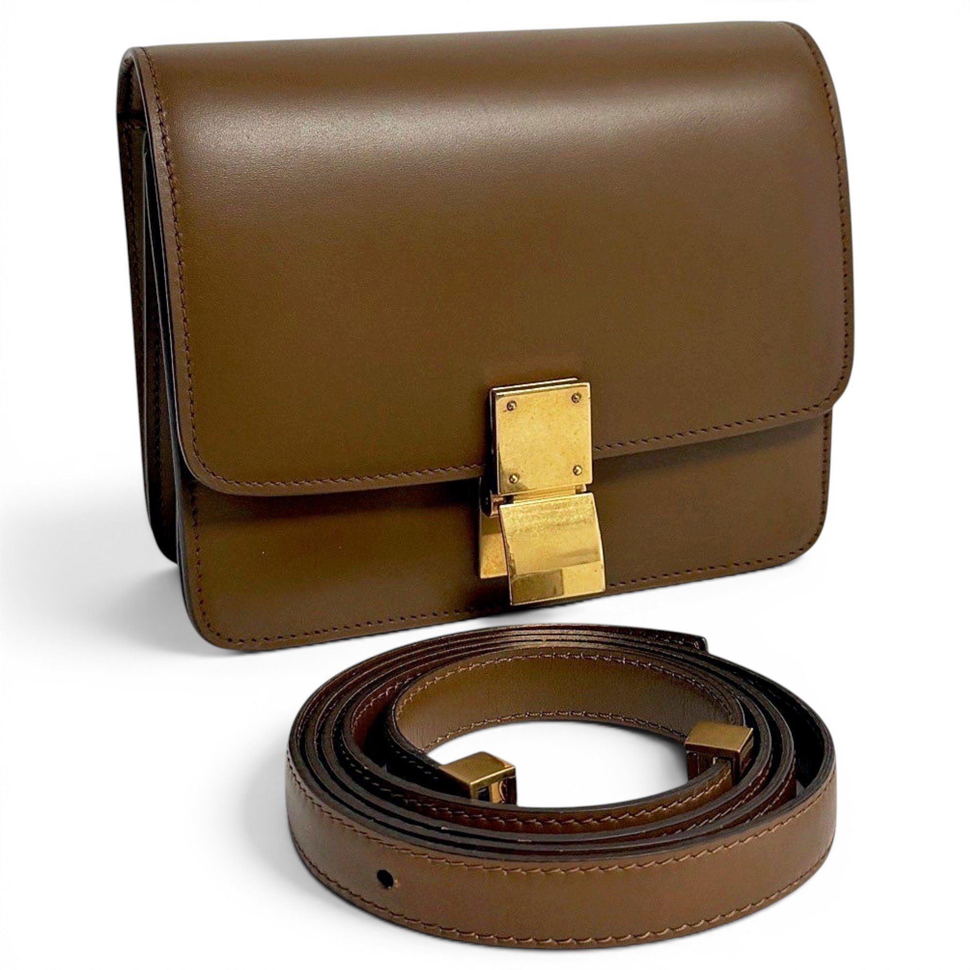 Classic leather handbag