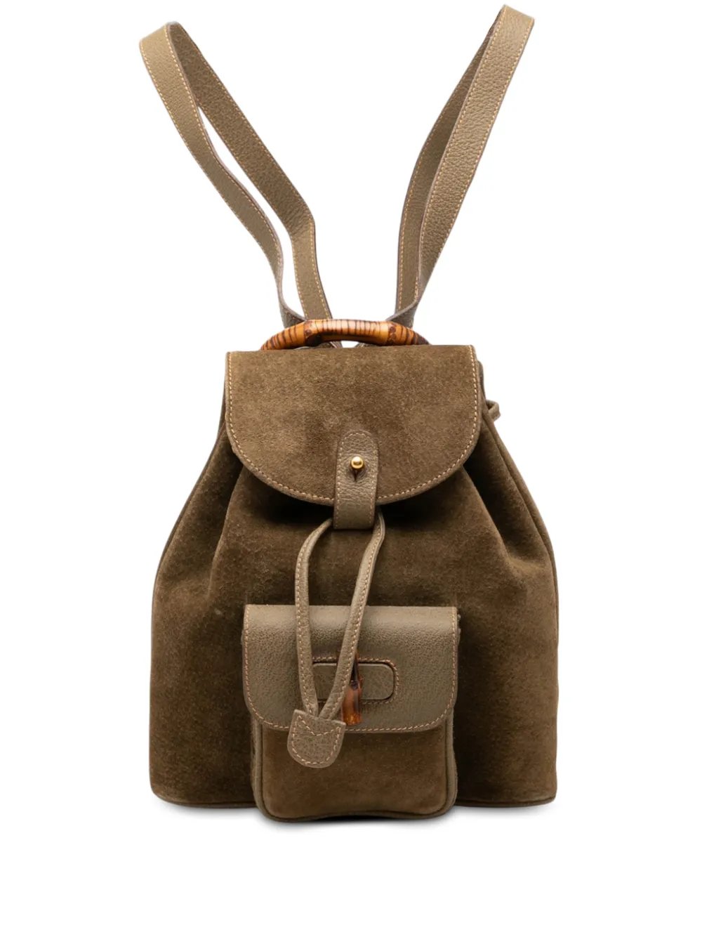 20th Century Suede Bamboo backpack