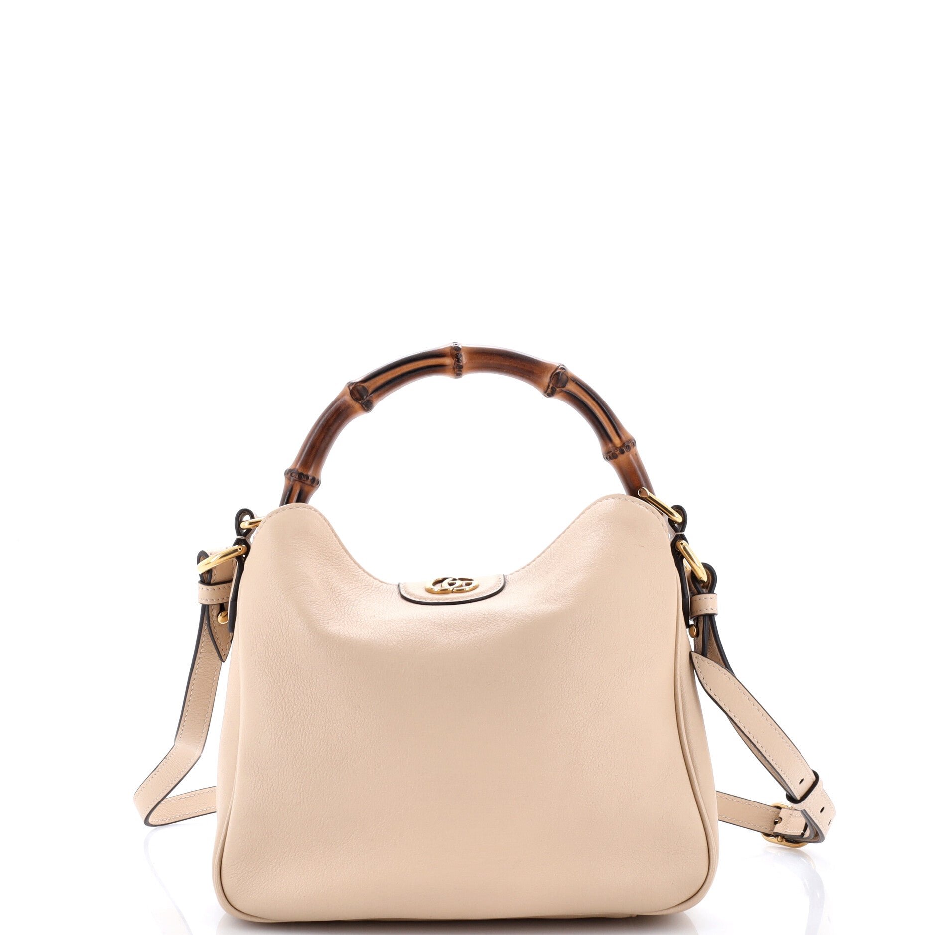Diana NM Bamboo Shoulder Bag Leather Small