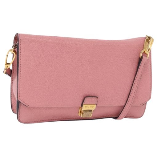 Madras leather crossbody bag