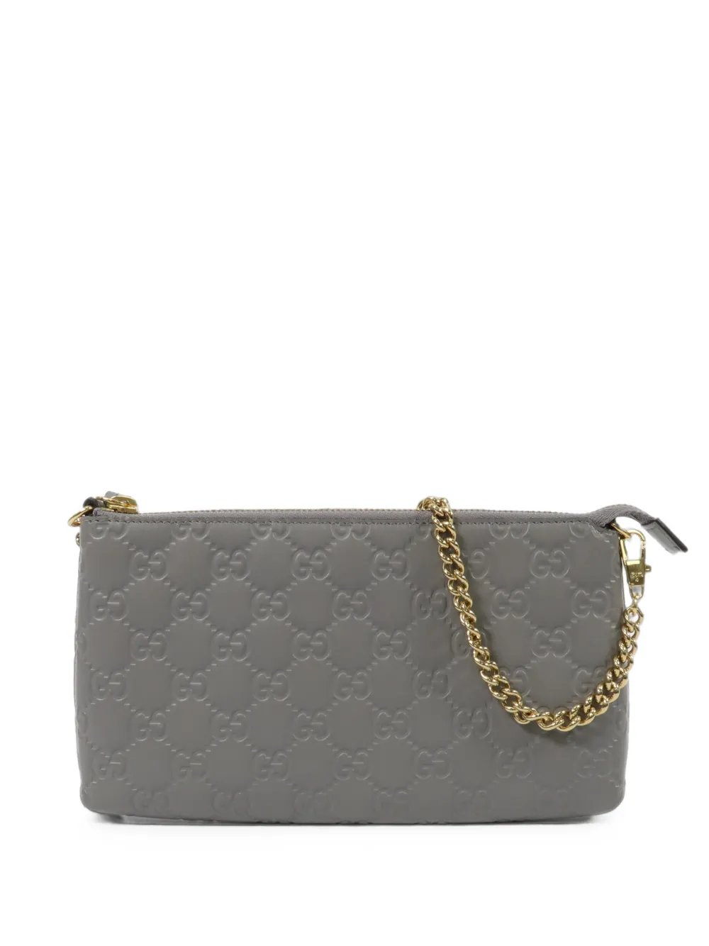 GG embossed clutch bag