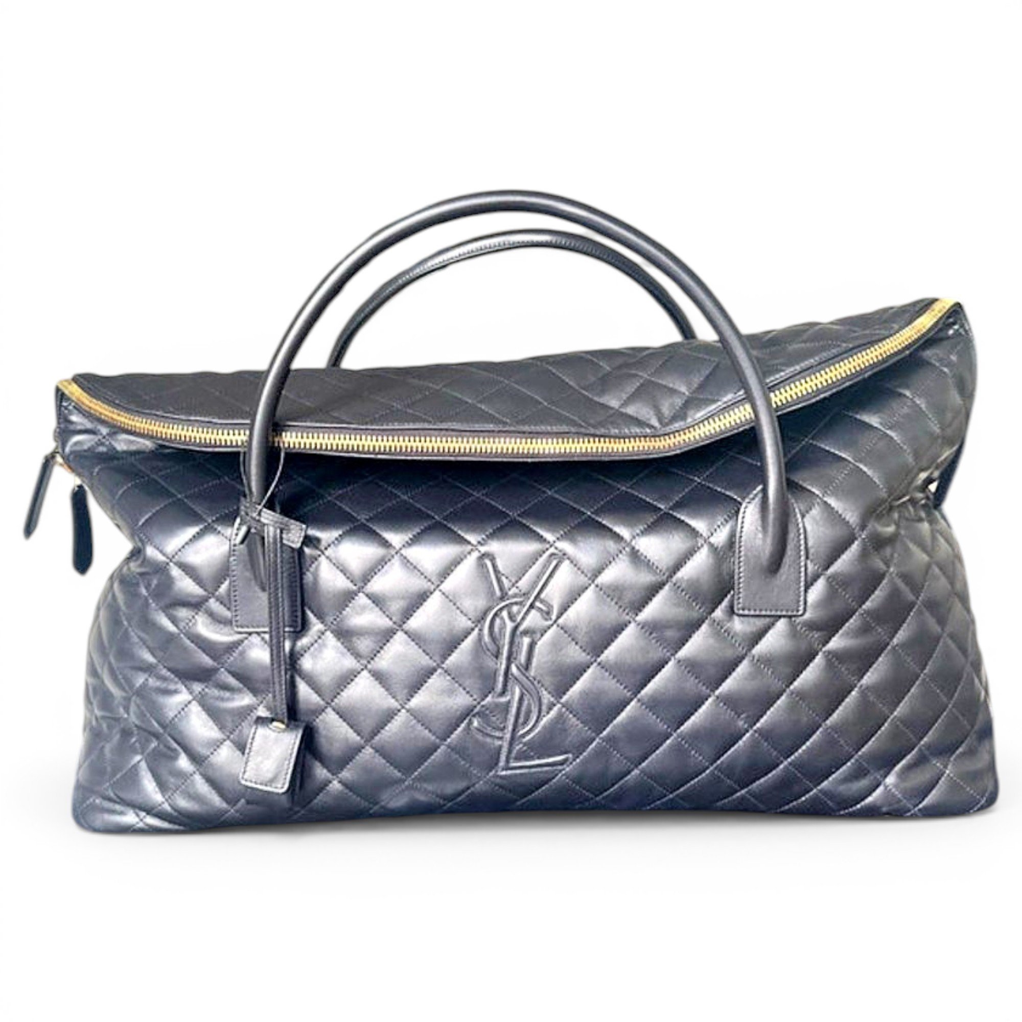 Leather travel bag