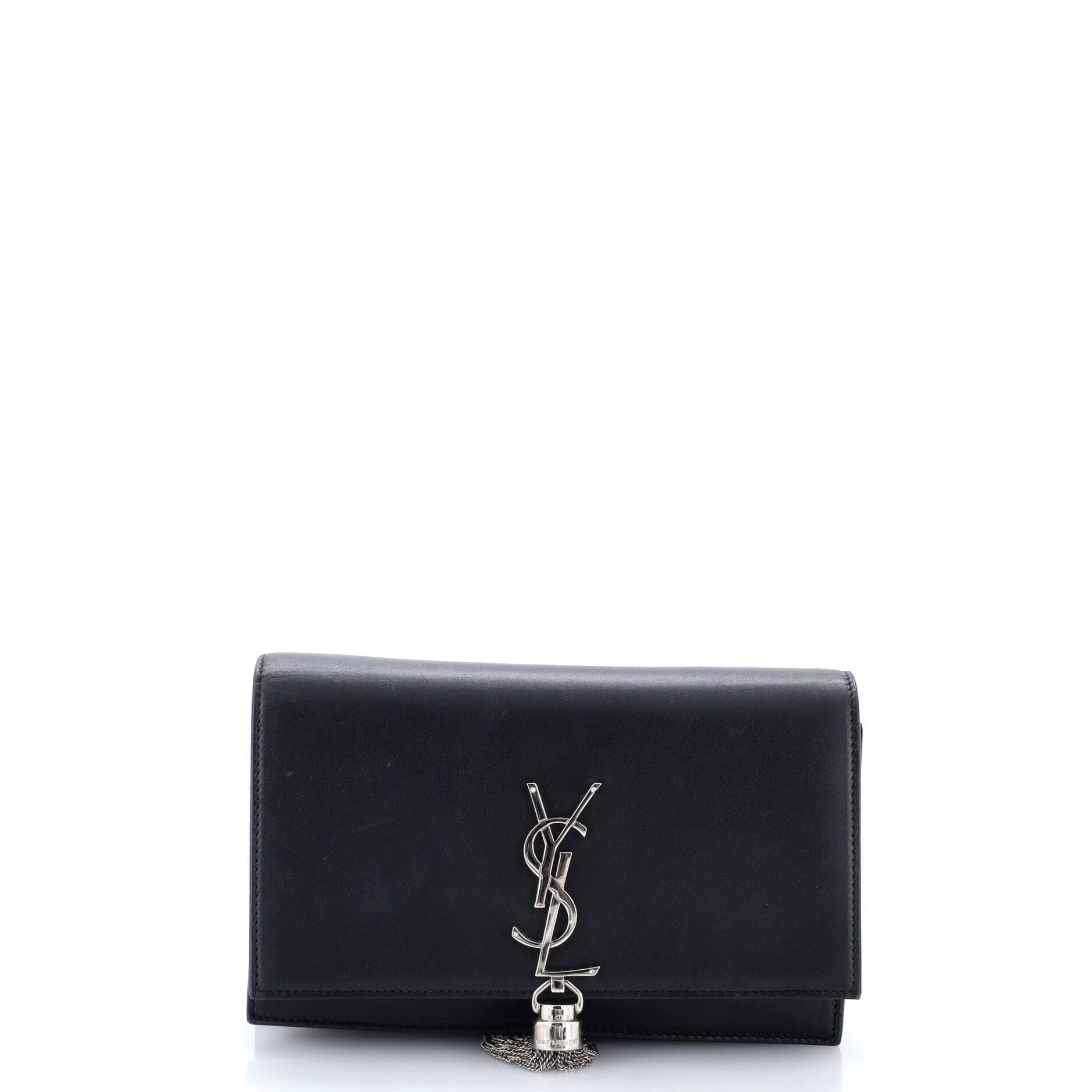 Classic Monogram Tassel Crossbody Bag Leather Small