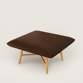 Les Necessaires d'Hermès "carre d'assise" low stool, high model
