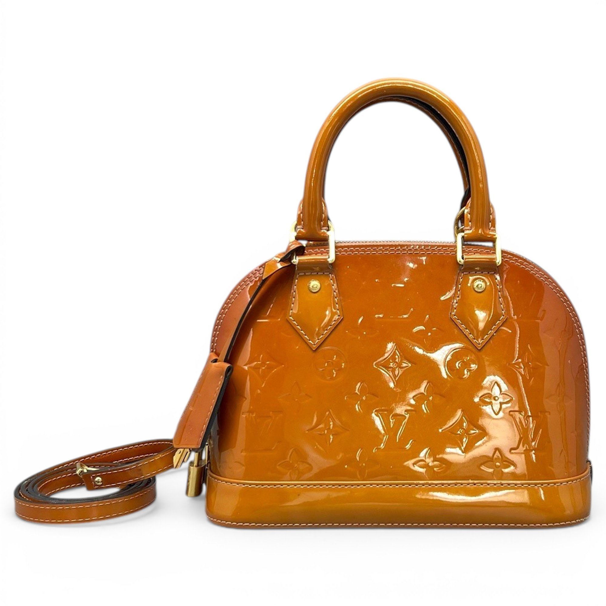 Alma BB patent leather handbag
