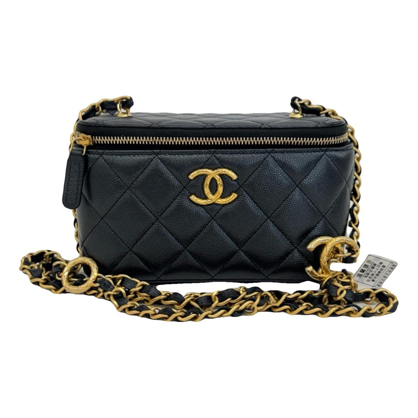 Trendy CC Vanity leather handbag