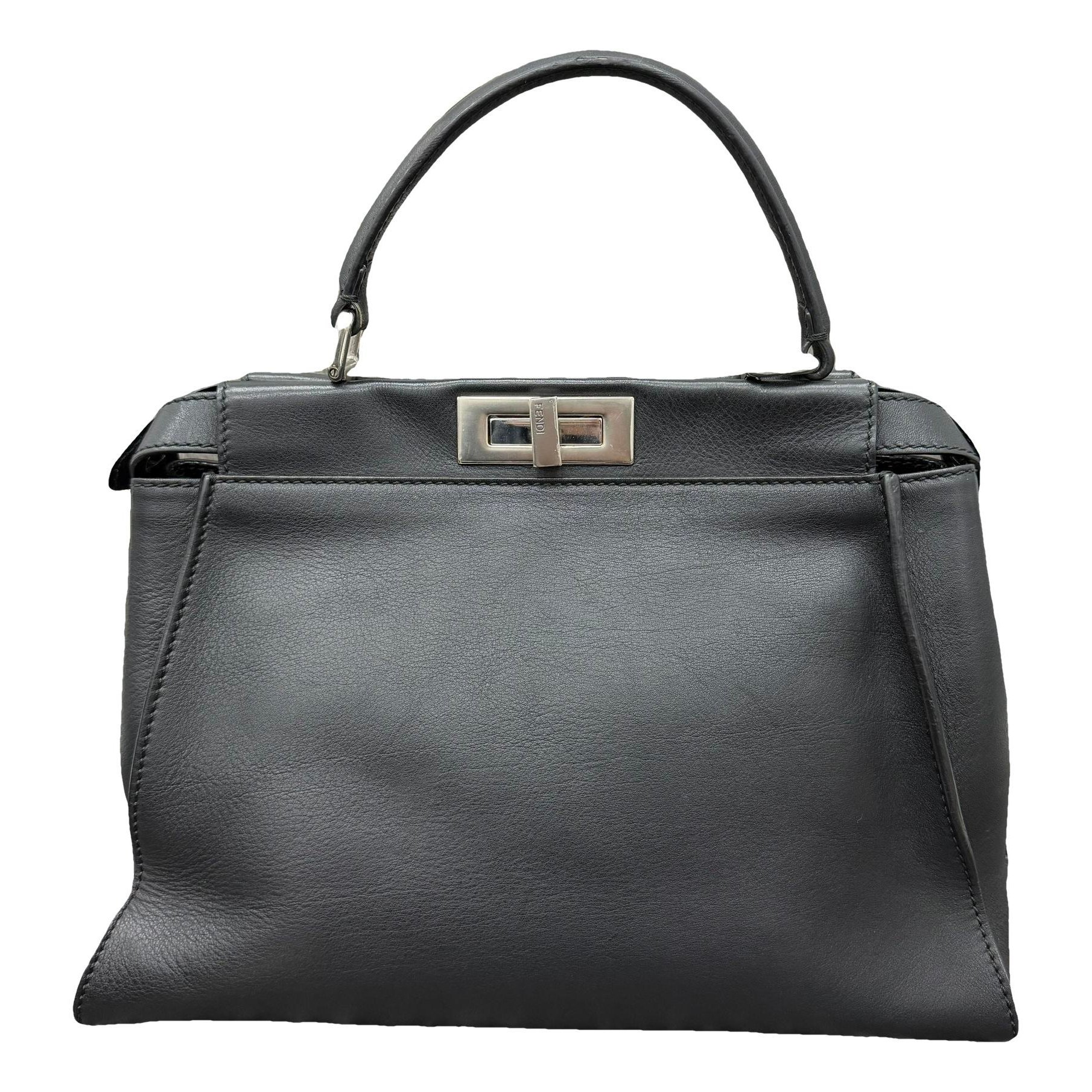 Peekaboo leather handbag