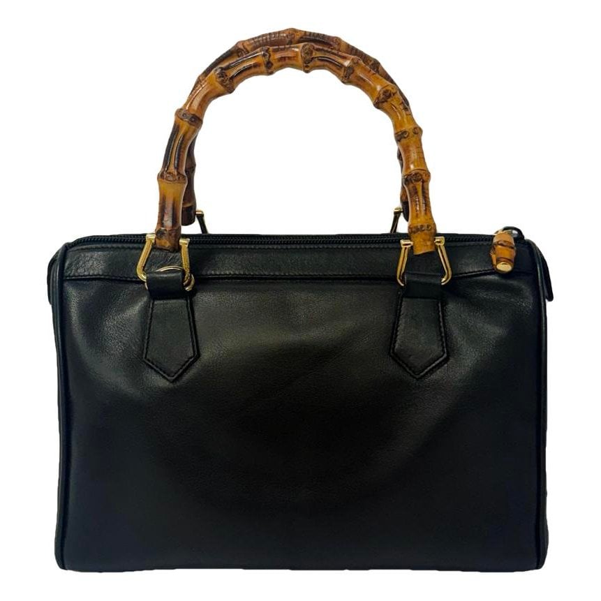 Vintage Bamboo leather handbag