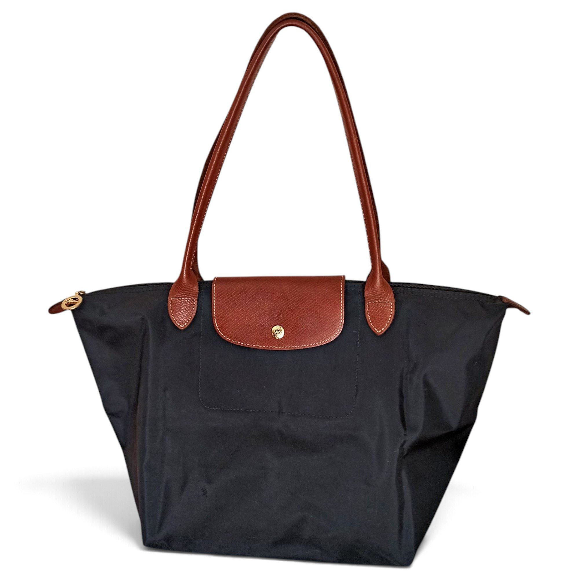 Pliage leather tote