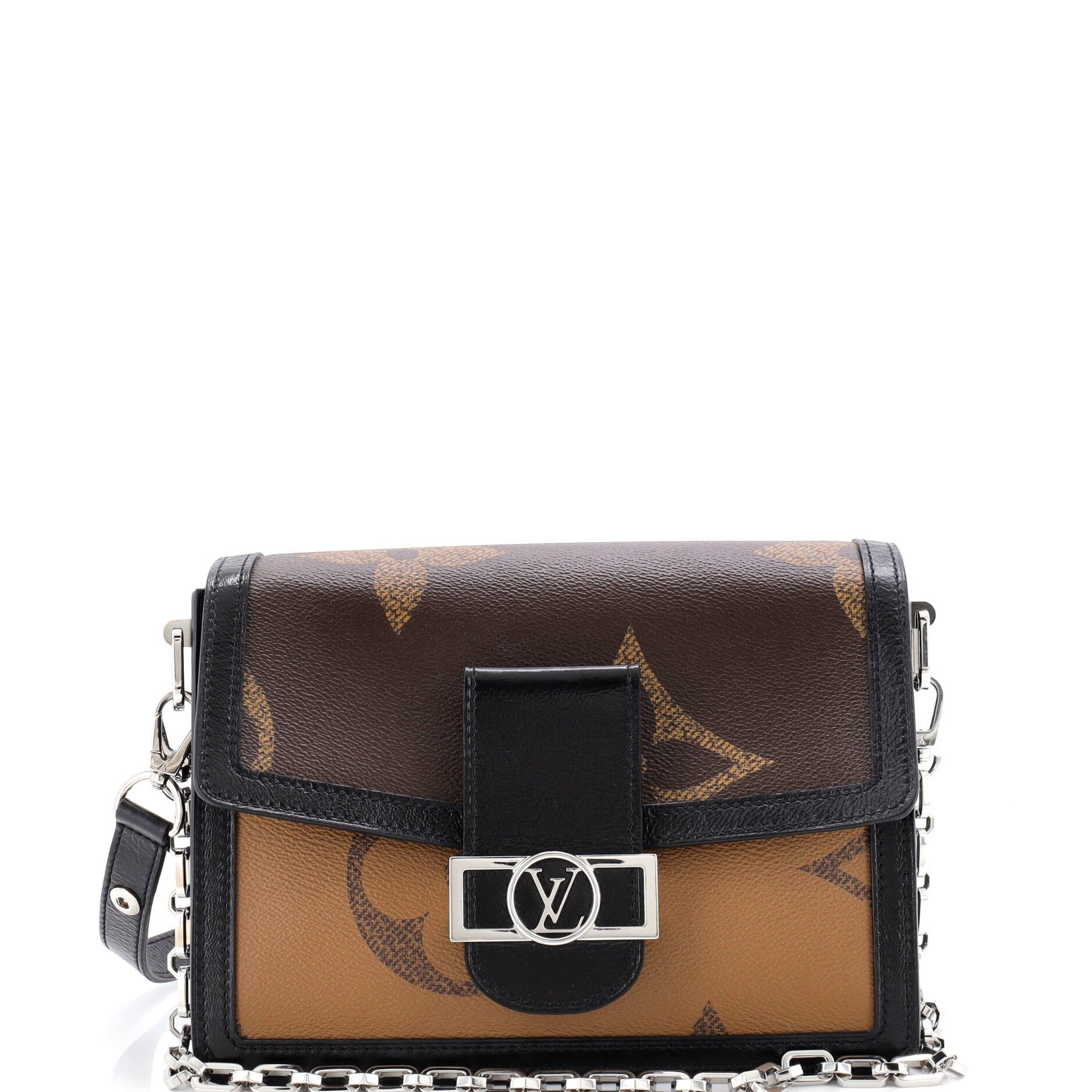Louis Vuitton Dauphine Shoulder Bag Reverse Monogram Giant MM