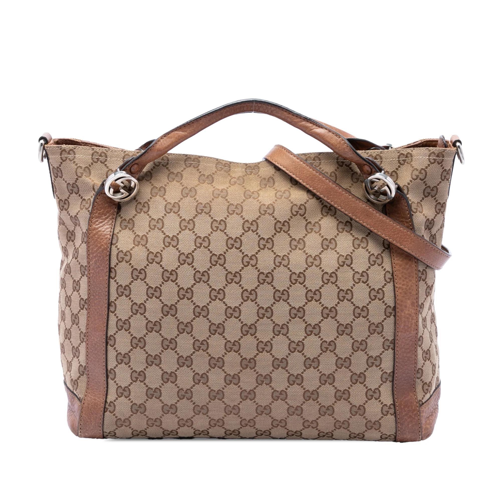Miss GG leather satchel