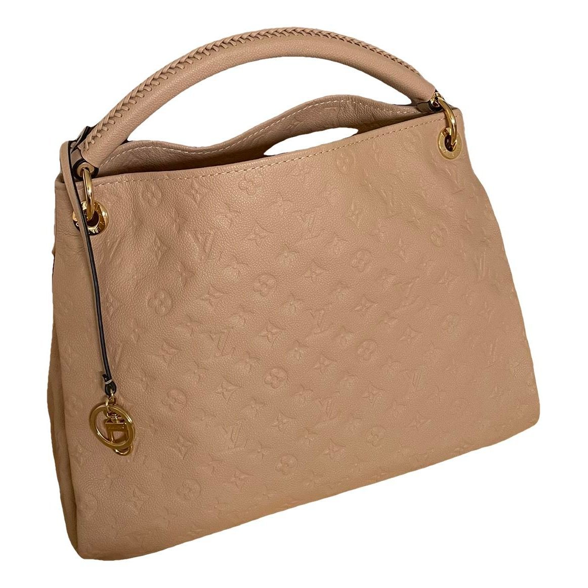Artsy leather handbag