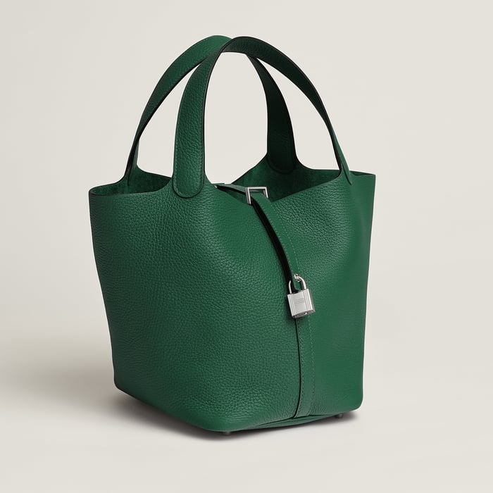 Vert Moyen Picotin Lock 22 Bag