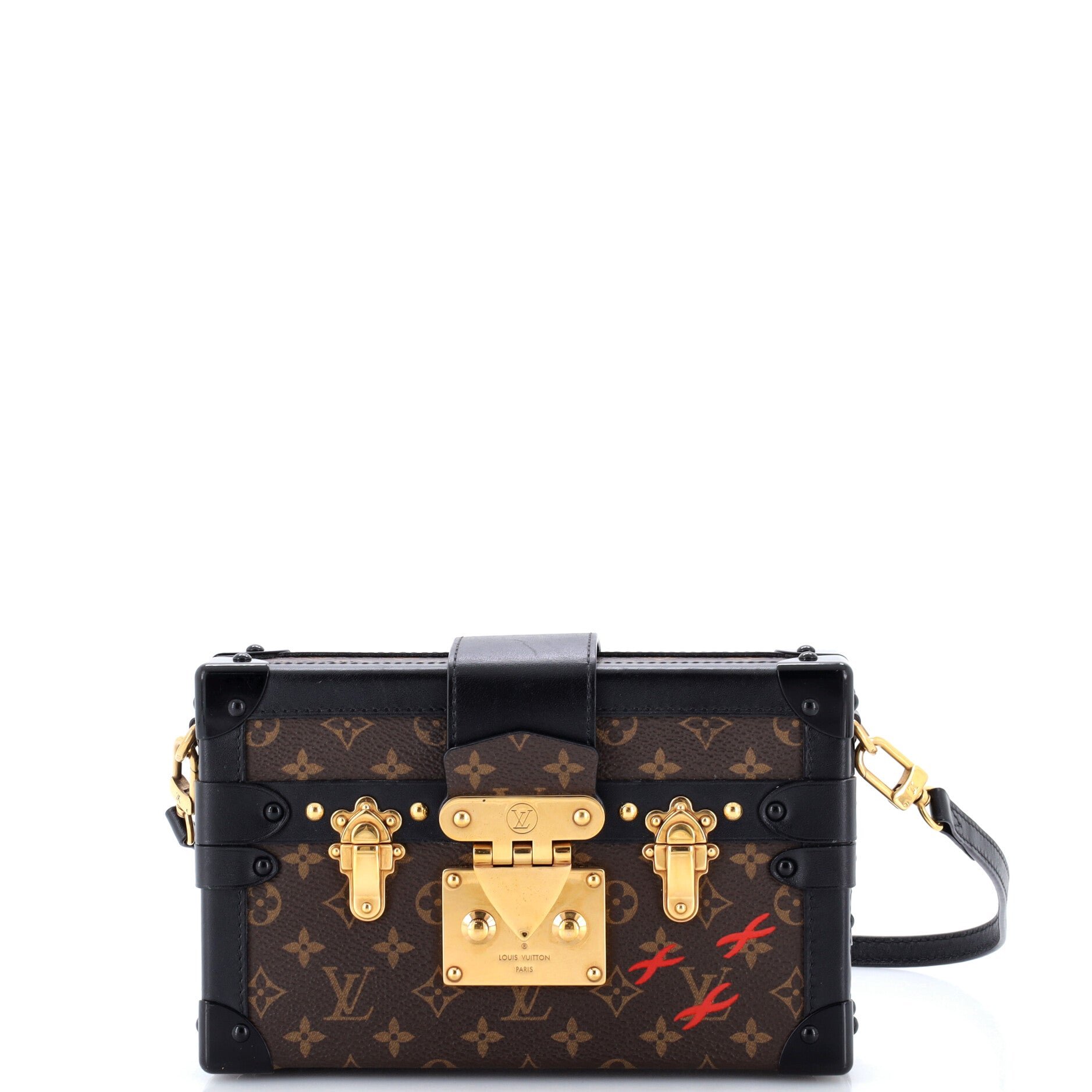 Petite Malle Handbag Monogram Canvas