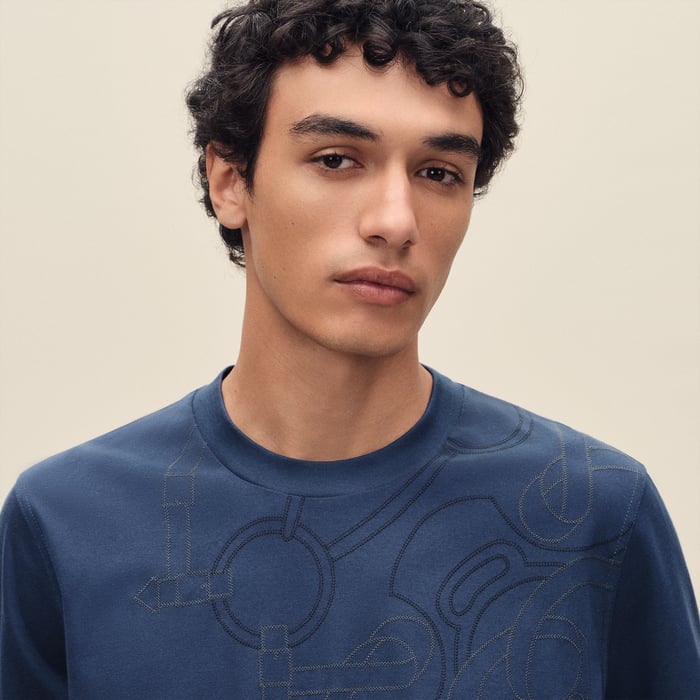 Indigo "Eperon d'Or" T-shirt