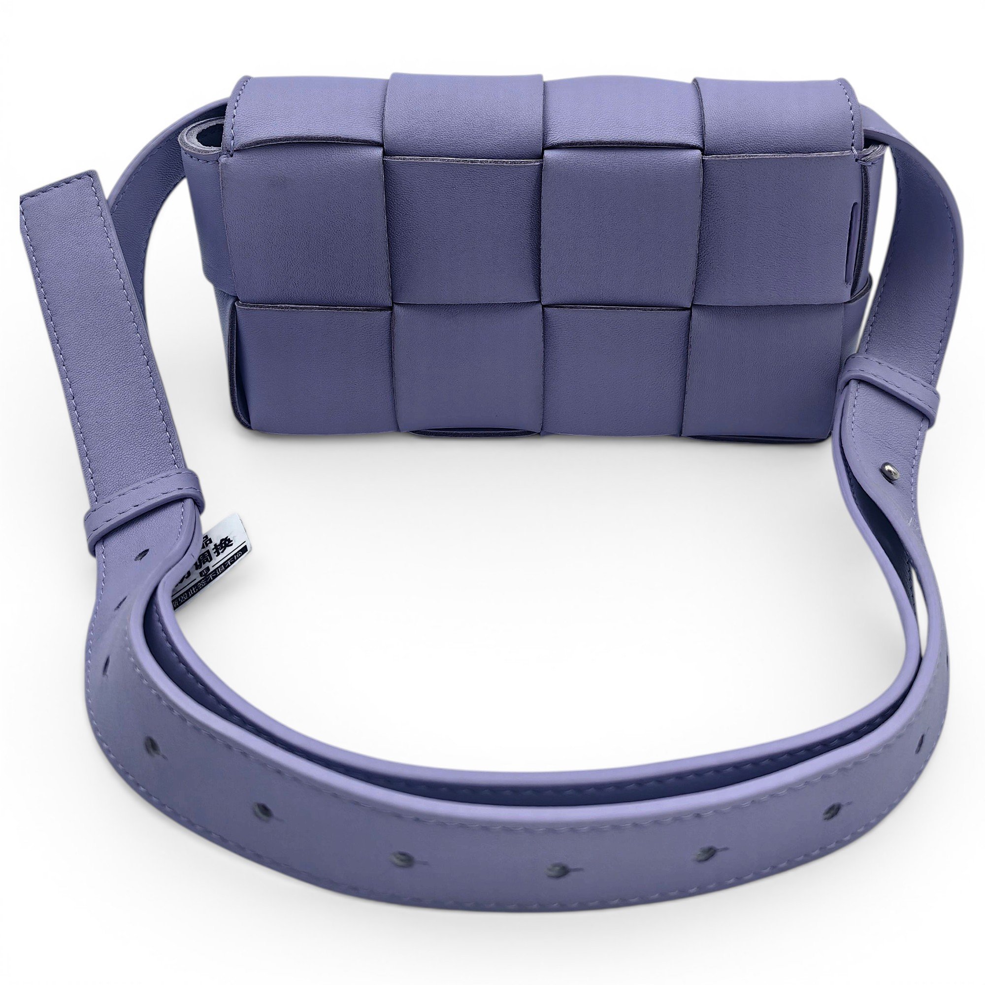 Cassette leather handbag