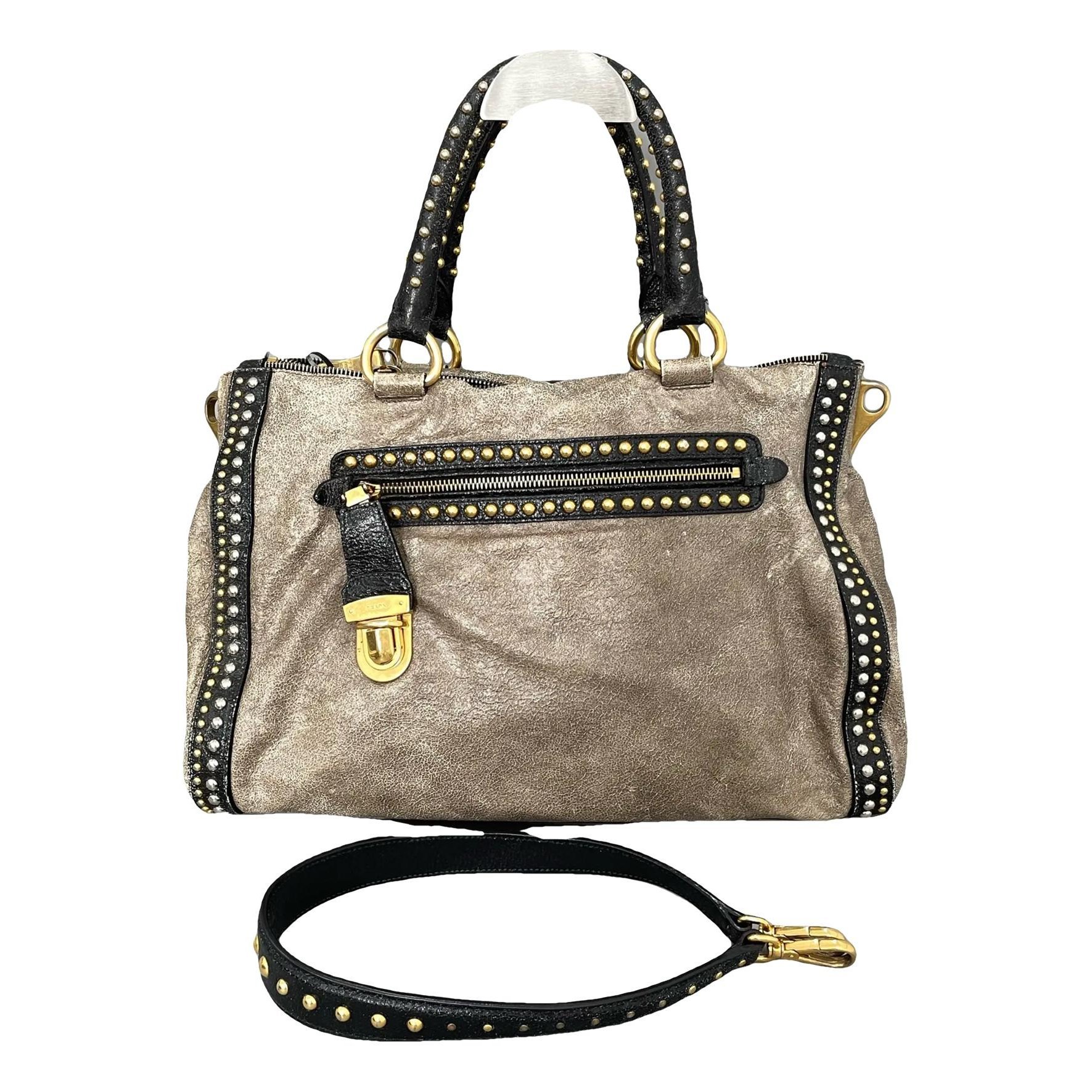 Leather handbag