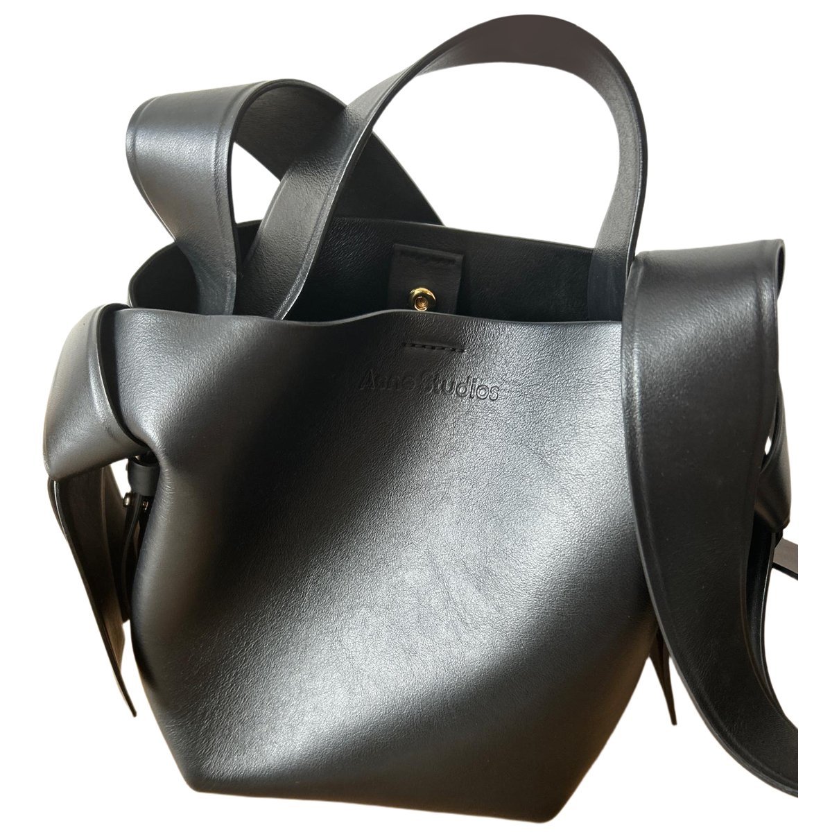 Musubi leather crossbody bag
