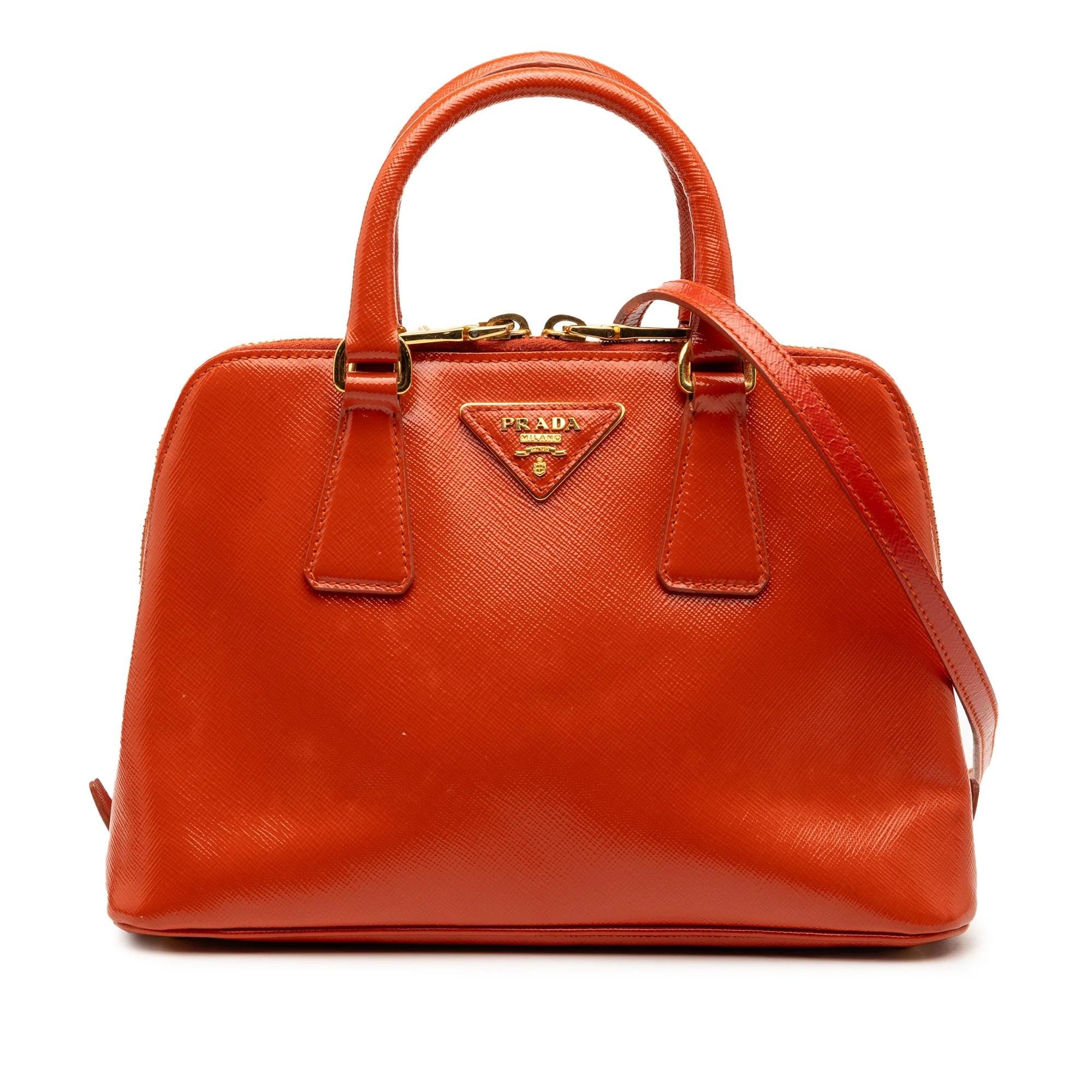 Promenade leather satchel