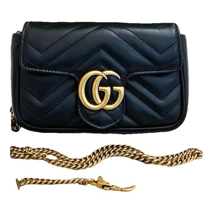 GG Marmont Chain leather crossbody bag