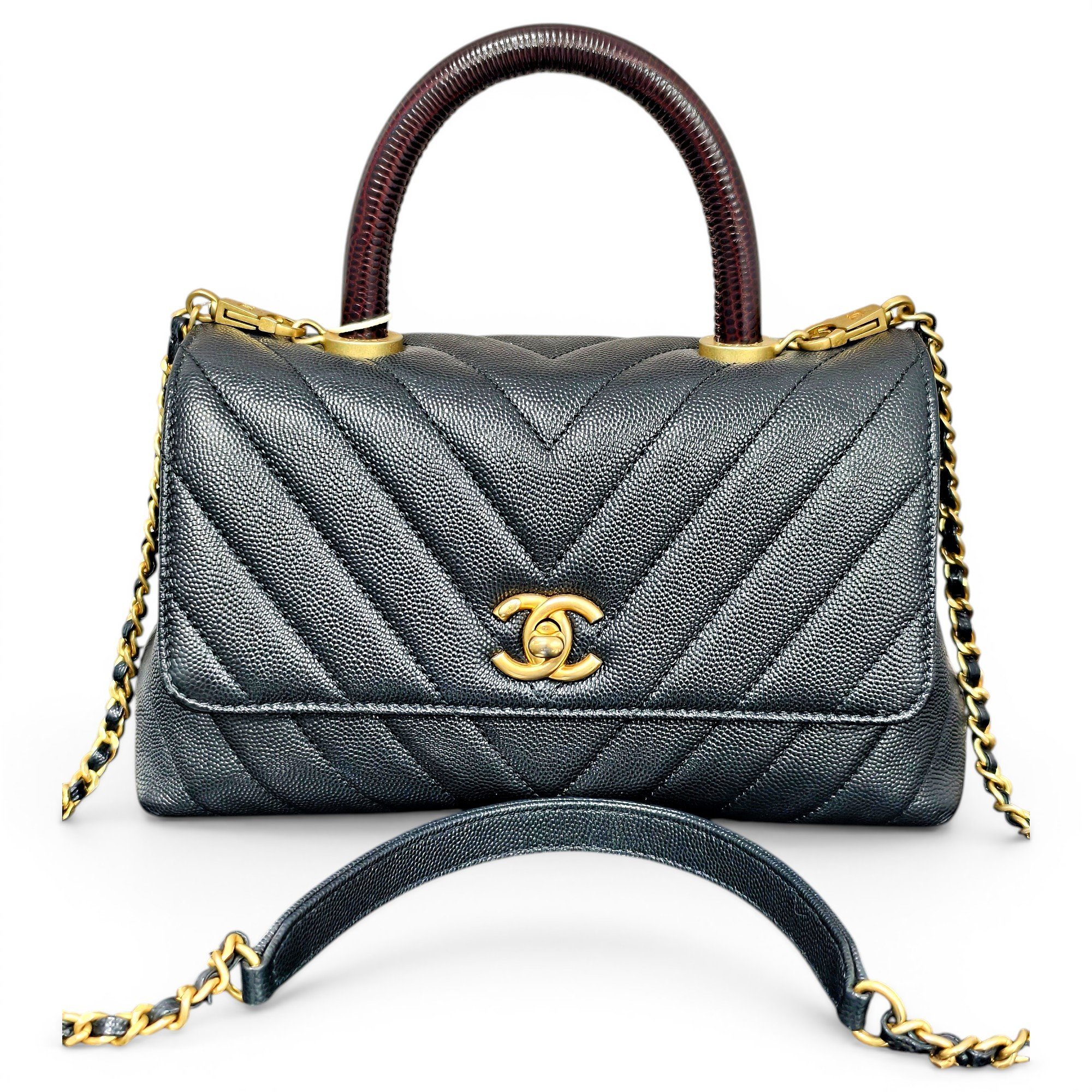 Coco Handle leather crossbody bag