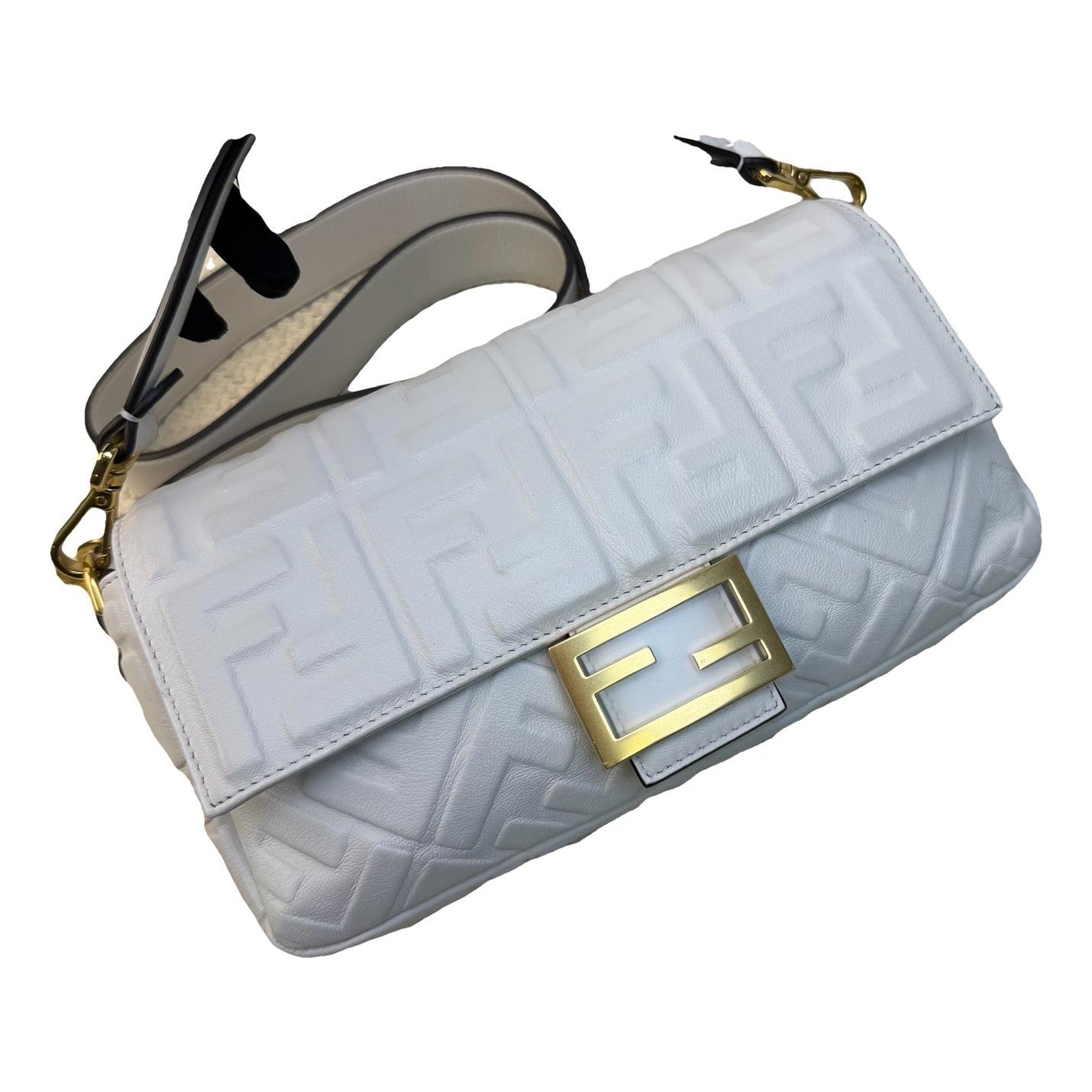 Baguette leather handbag