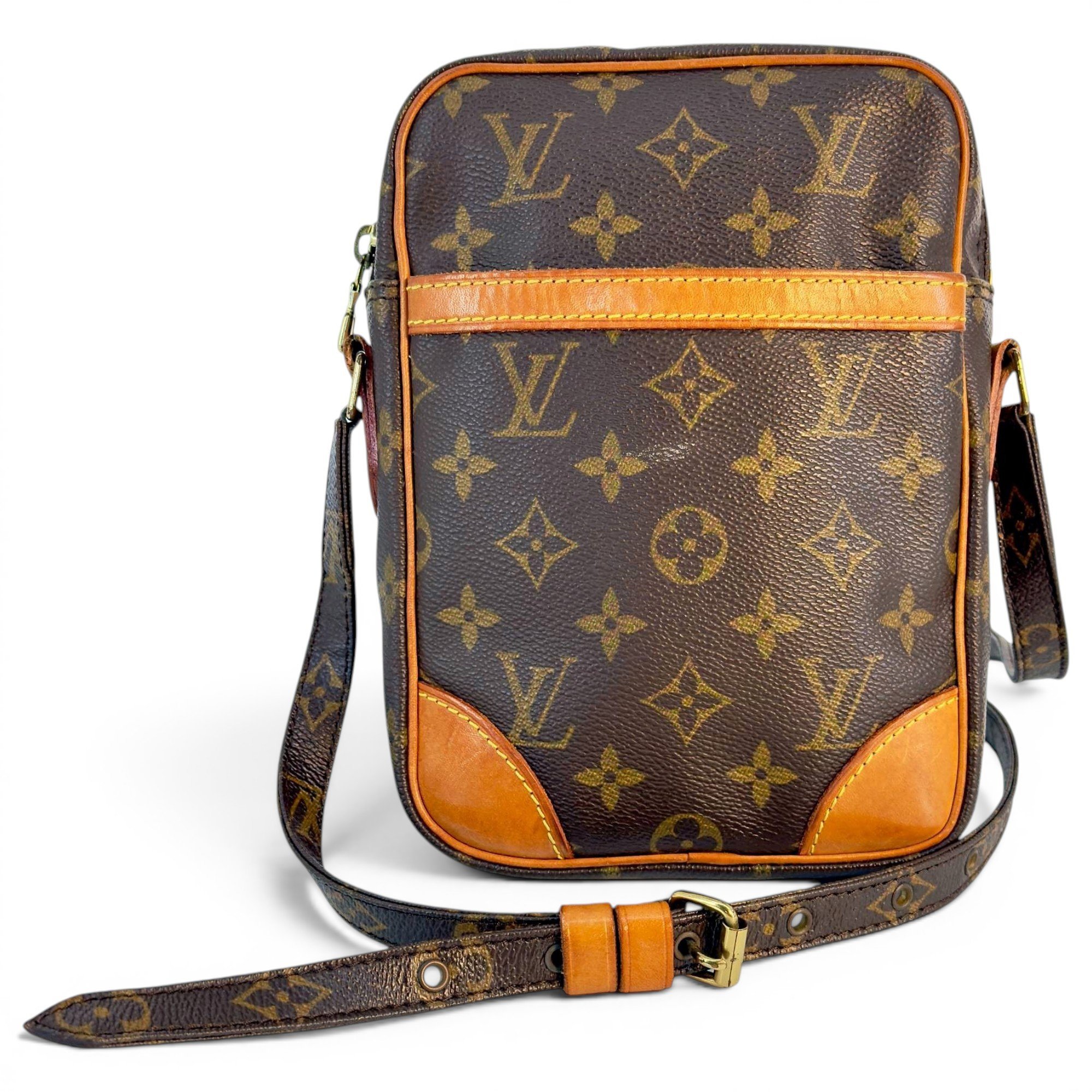 Danube leather crossbody bag