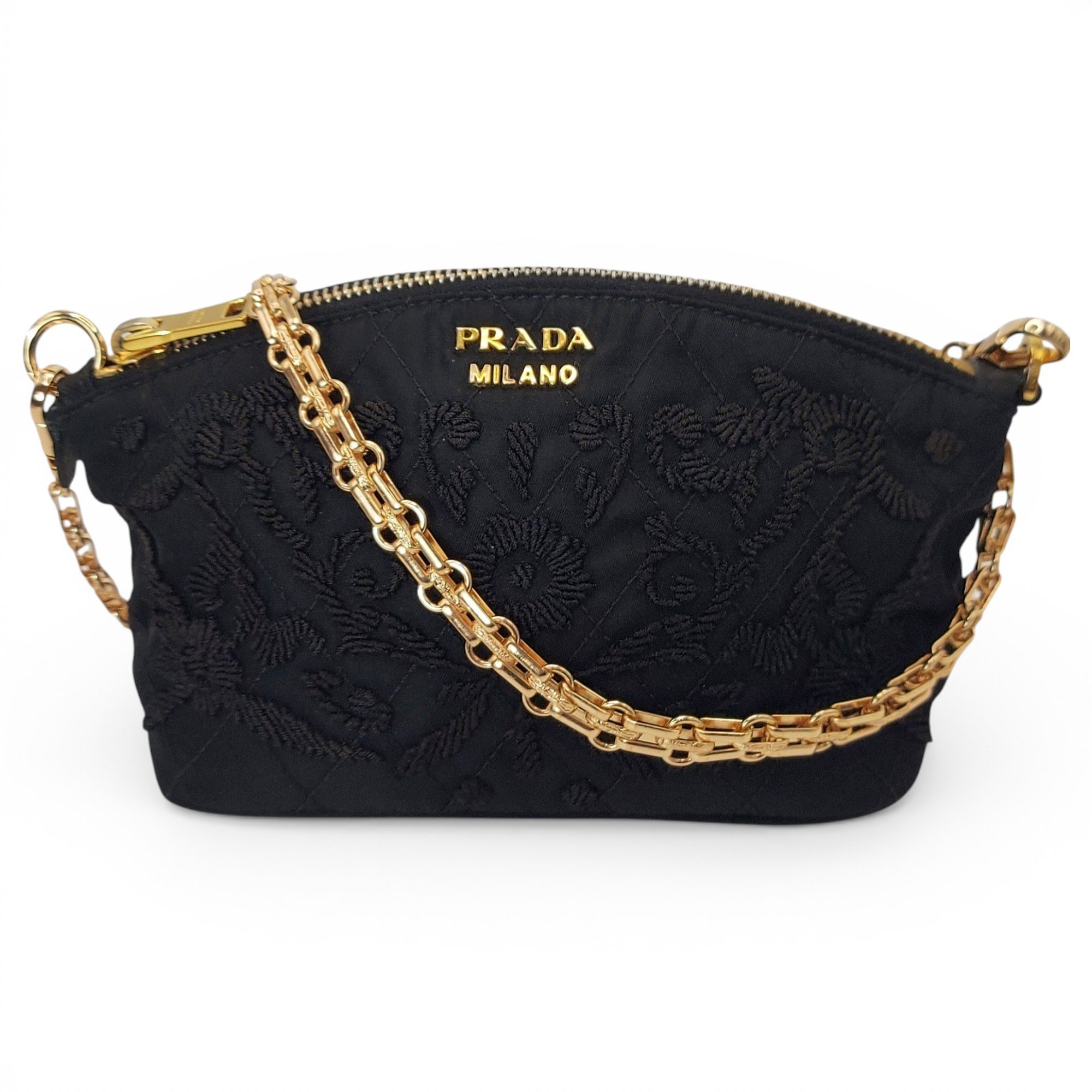 Re-edition cloth clutch bag