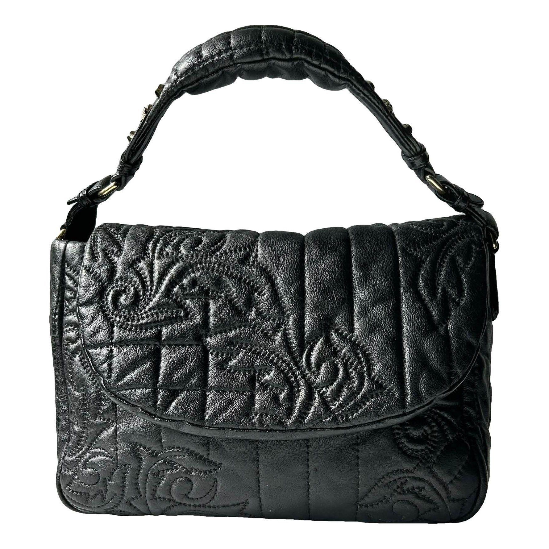 Versace Leather crossbody bag