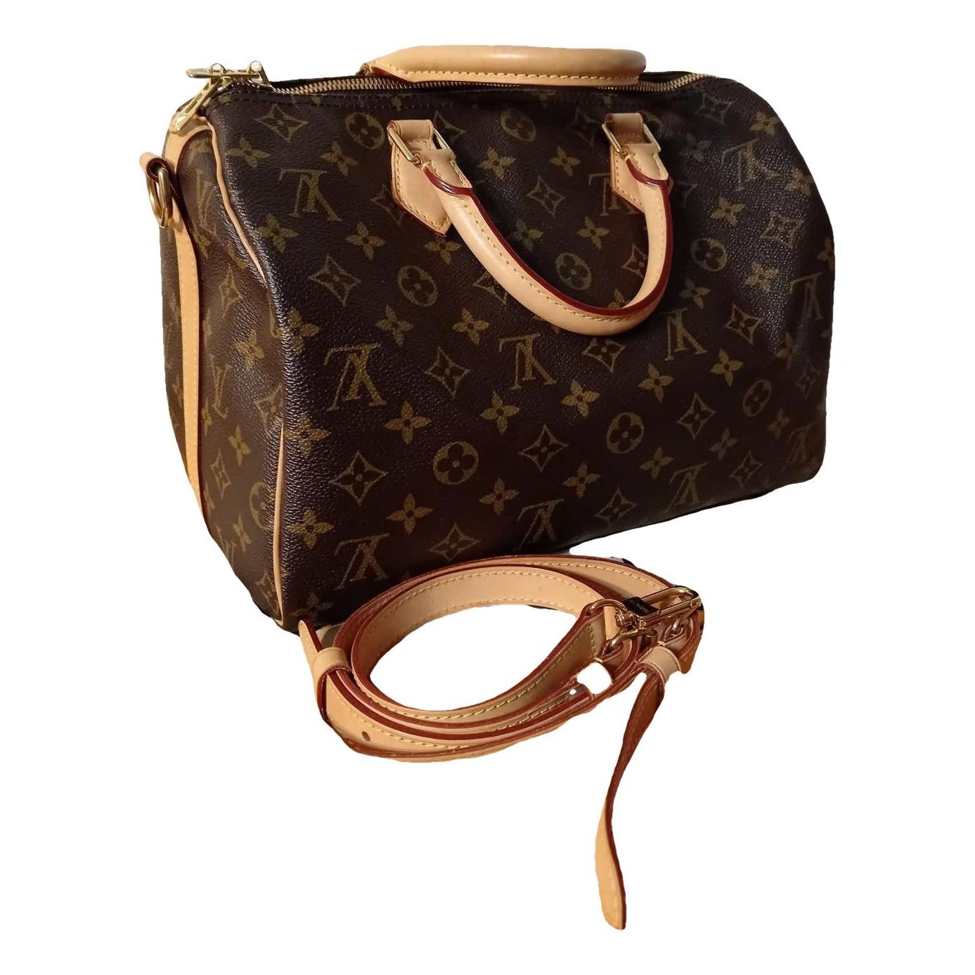 Louis Vuitton Speedy Bandoulière leather crossbody bag