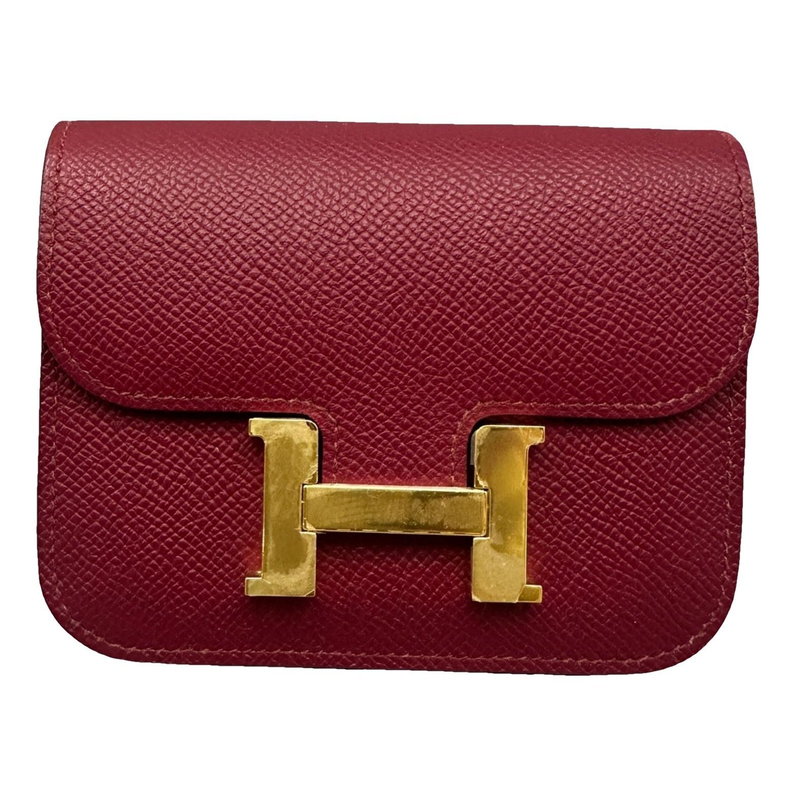 Constance leather clutch bag