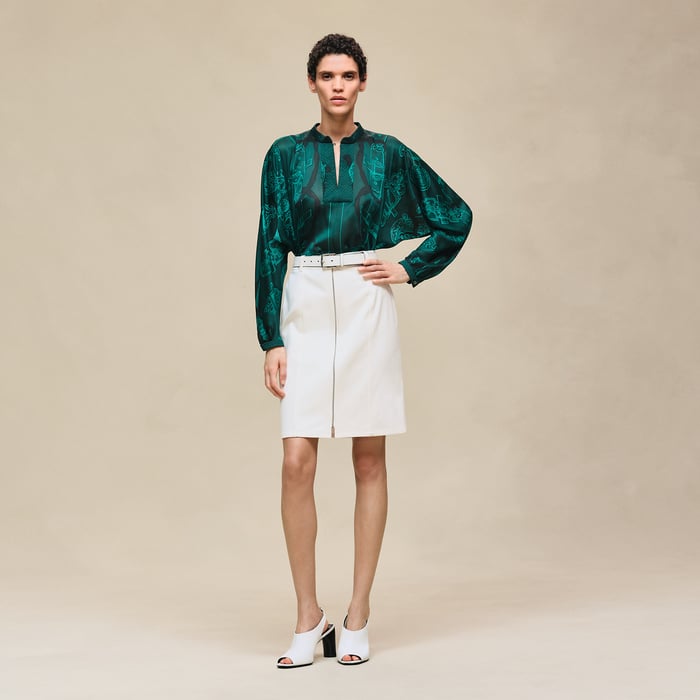 Vert Pin "Ferronnerie Remix" Blouse