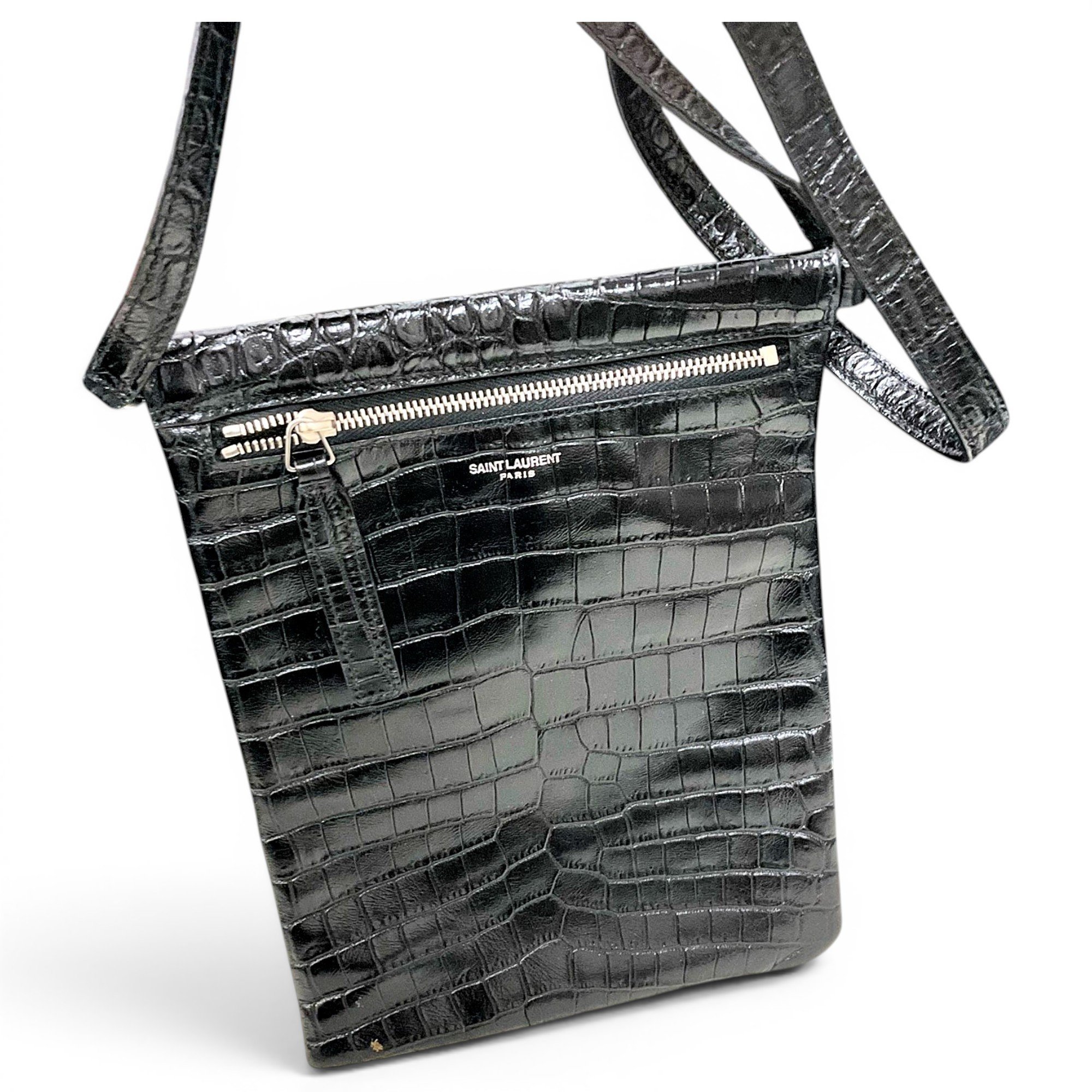 Portefeuille enveloppe leather handbag