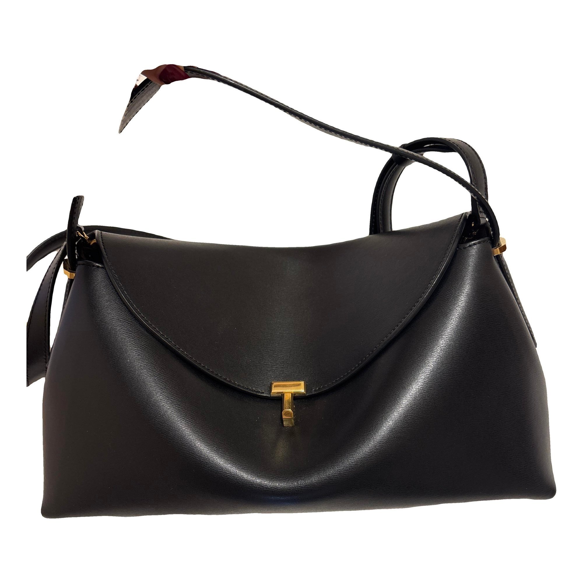 Toteme T-Lock leather handbag