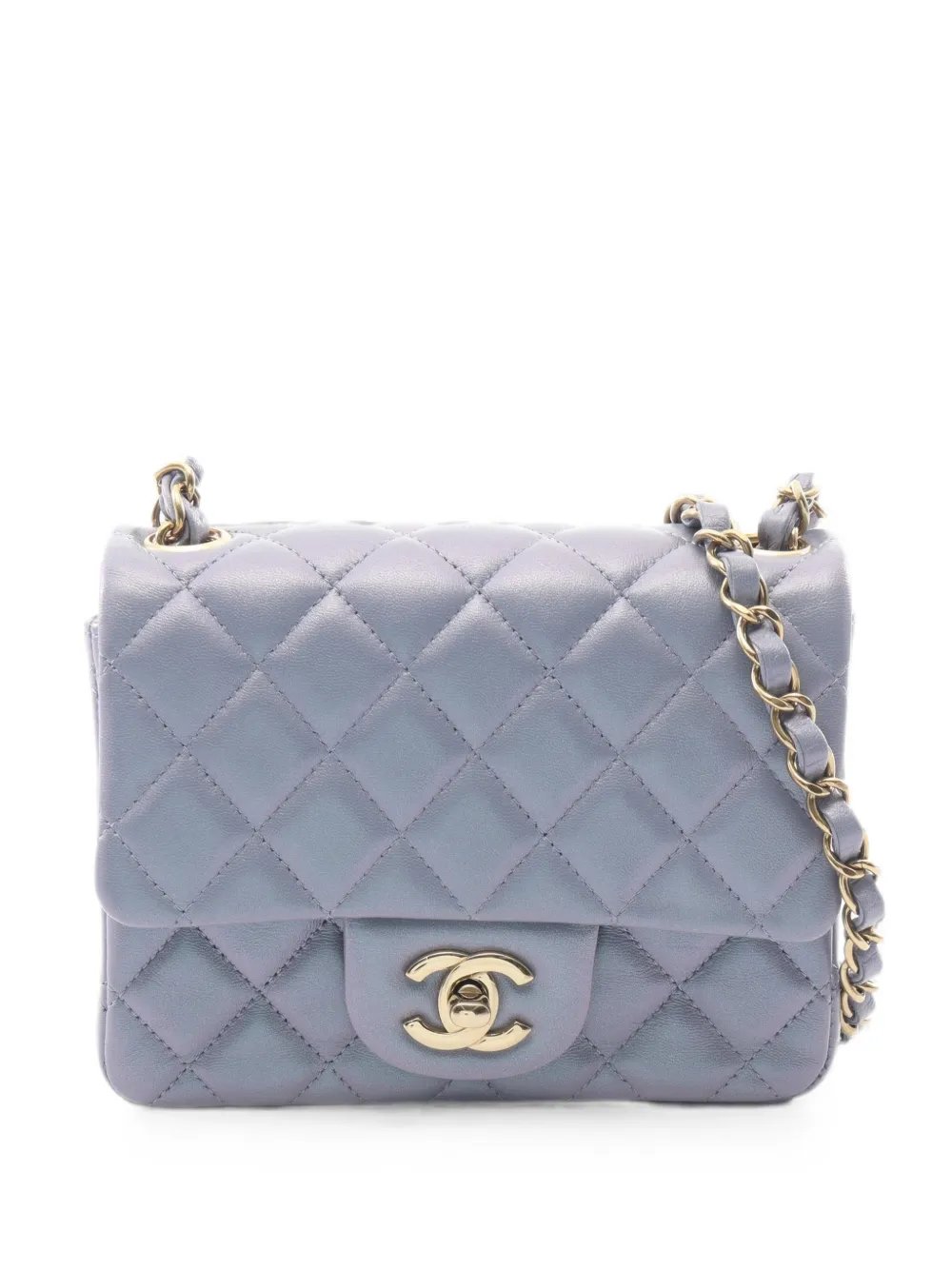 mini matelassé leather cross body bag