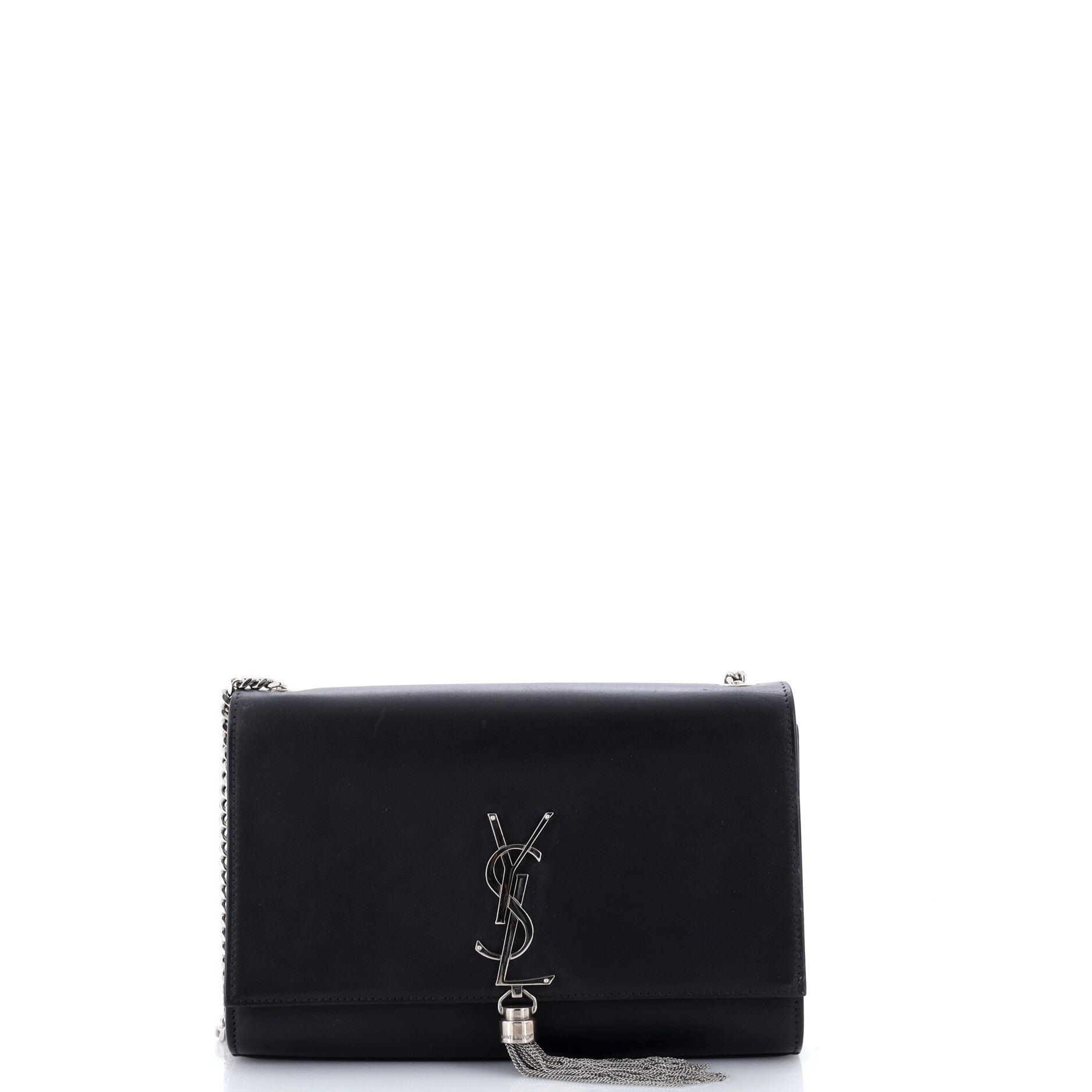 Classic Monogram Tassel Crossbody Bag Leather Medium