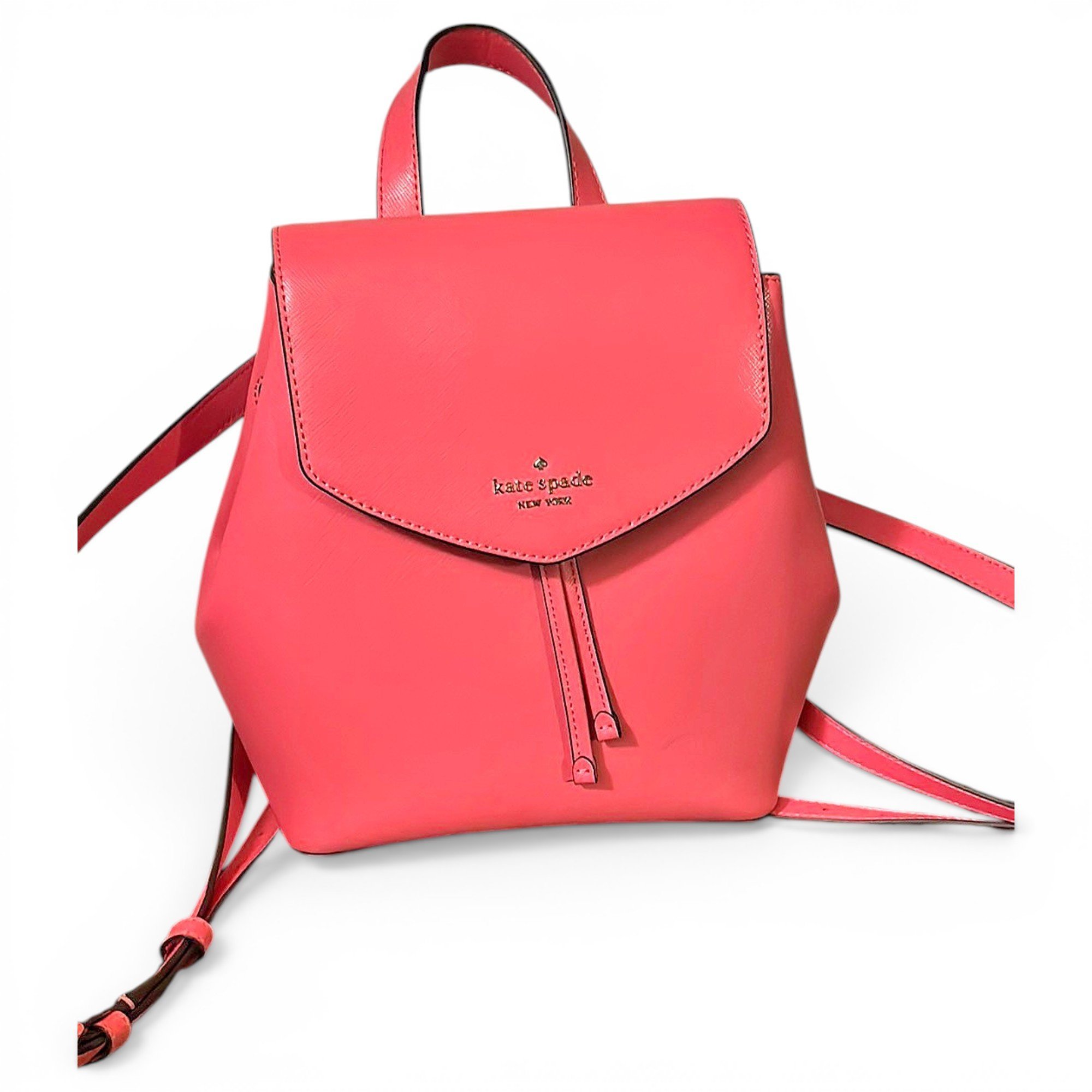 Leather backpack