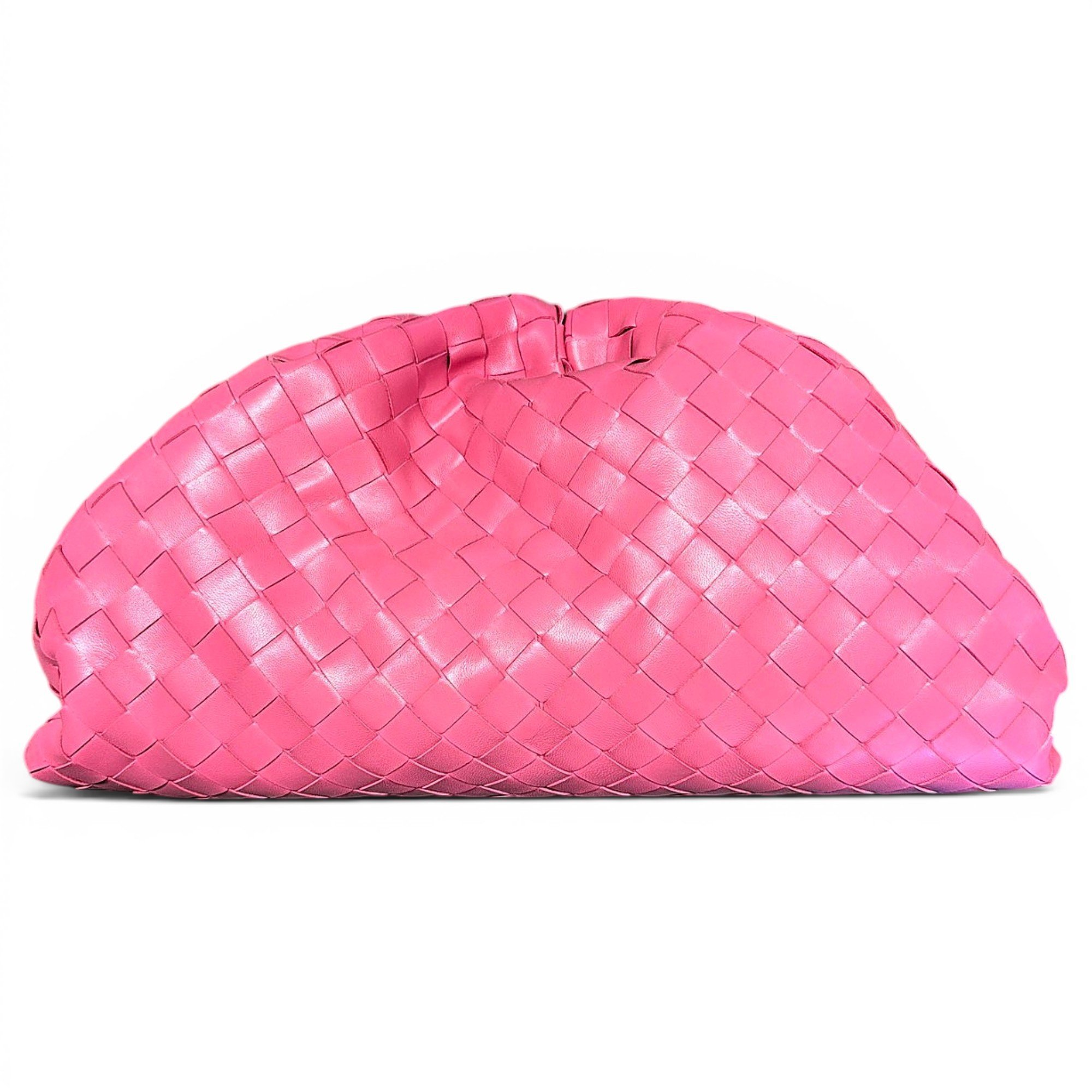 Pouch leather handbag