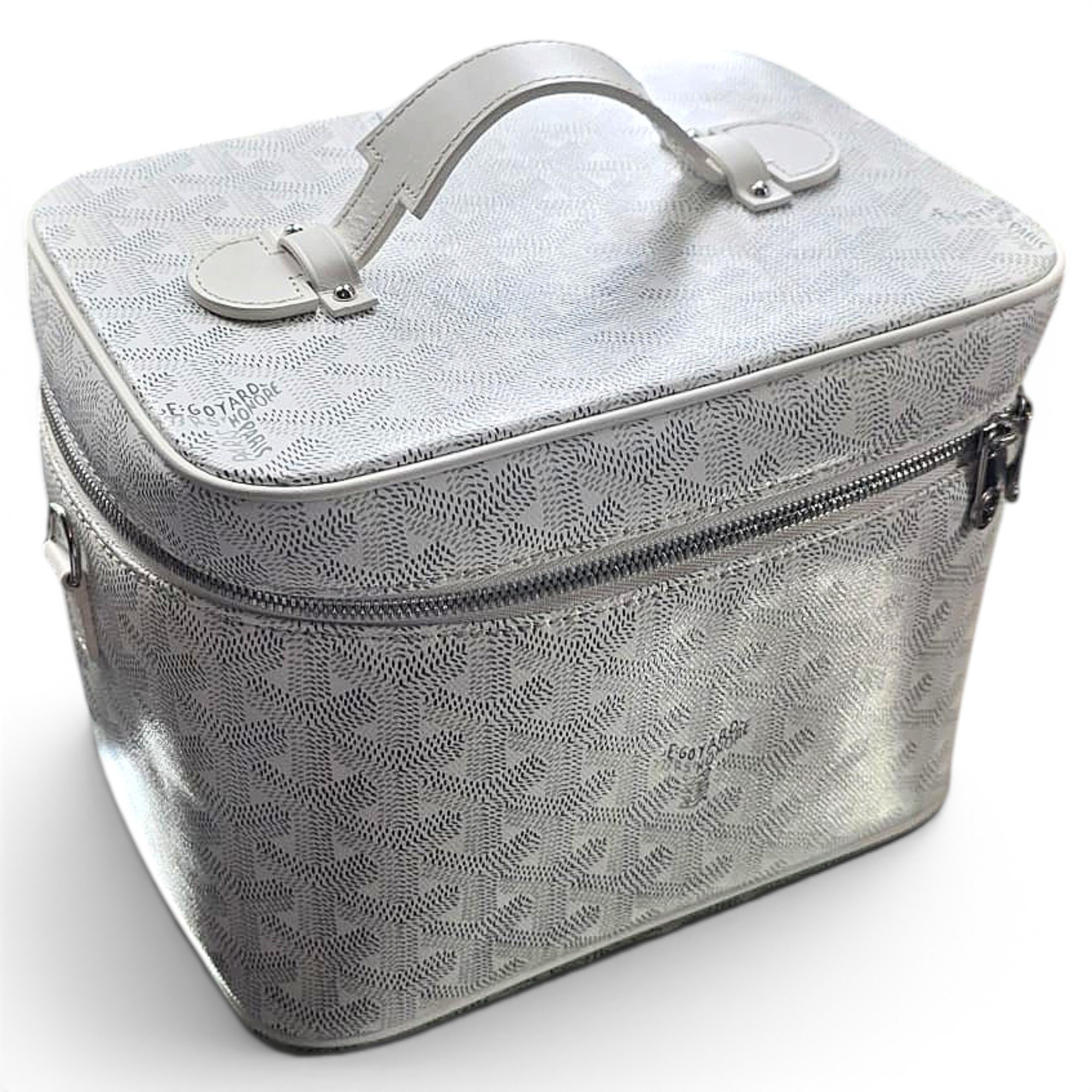 Leather vanity case