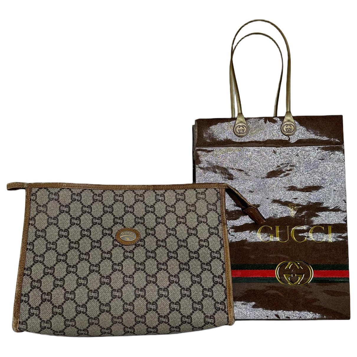 Dionysus leather clutch bag