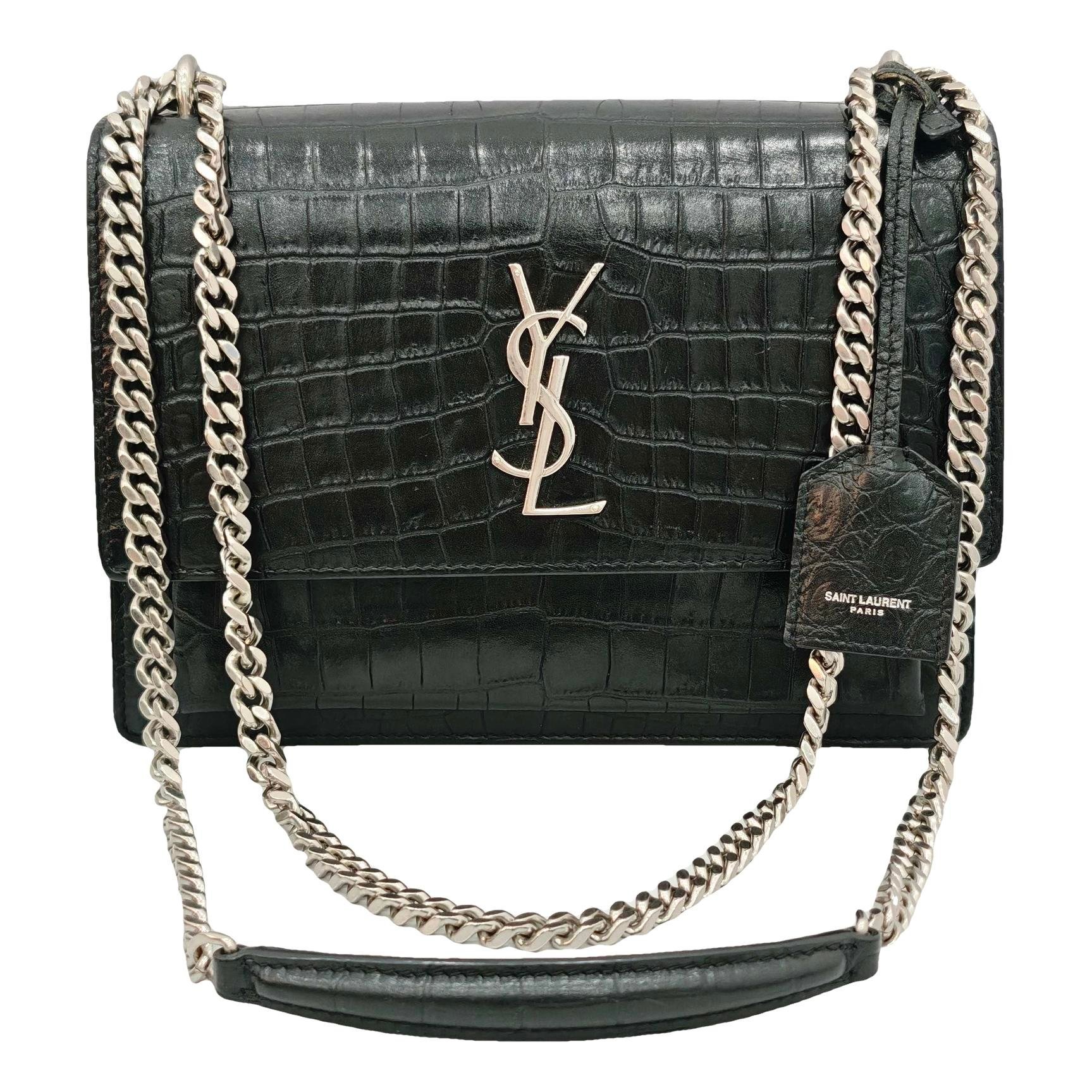 Sunset leather handbag