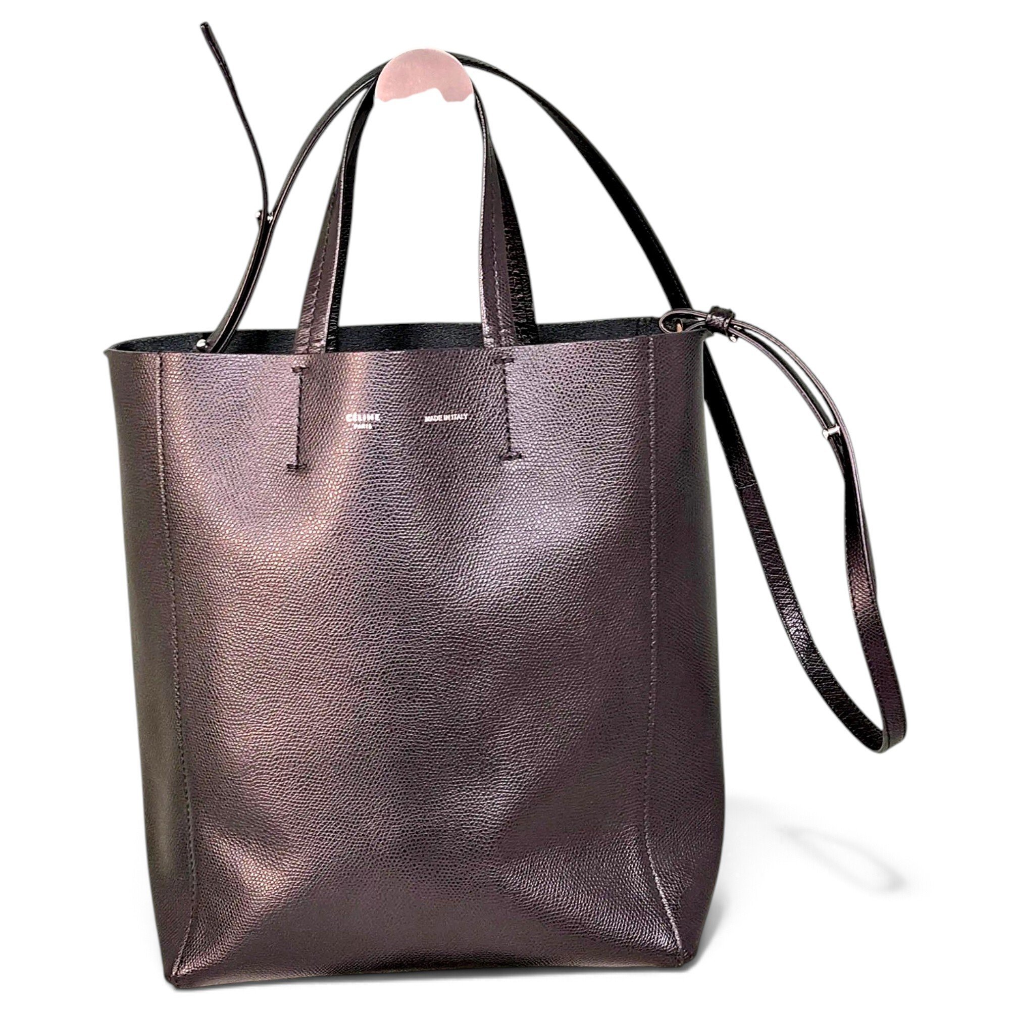 Cabas leather crossbody bag