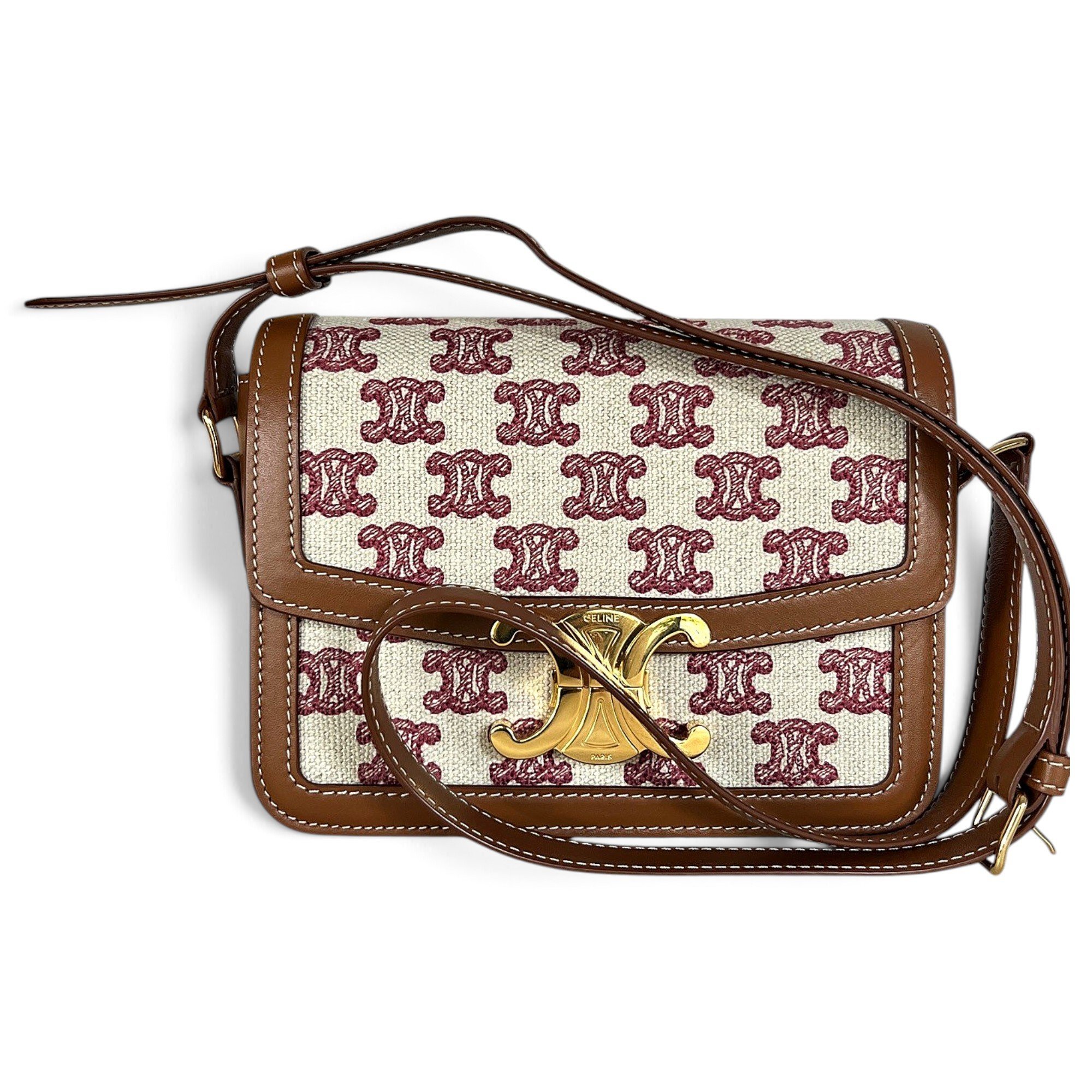 Triomphe cloth handbag